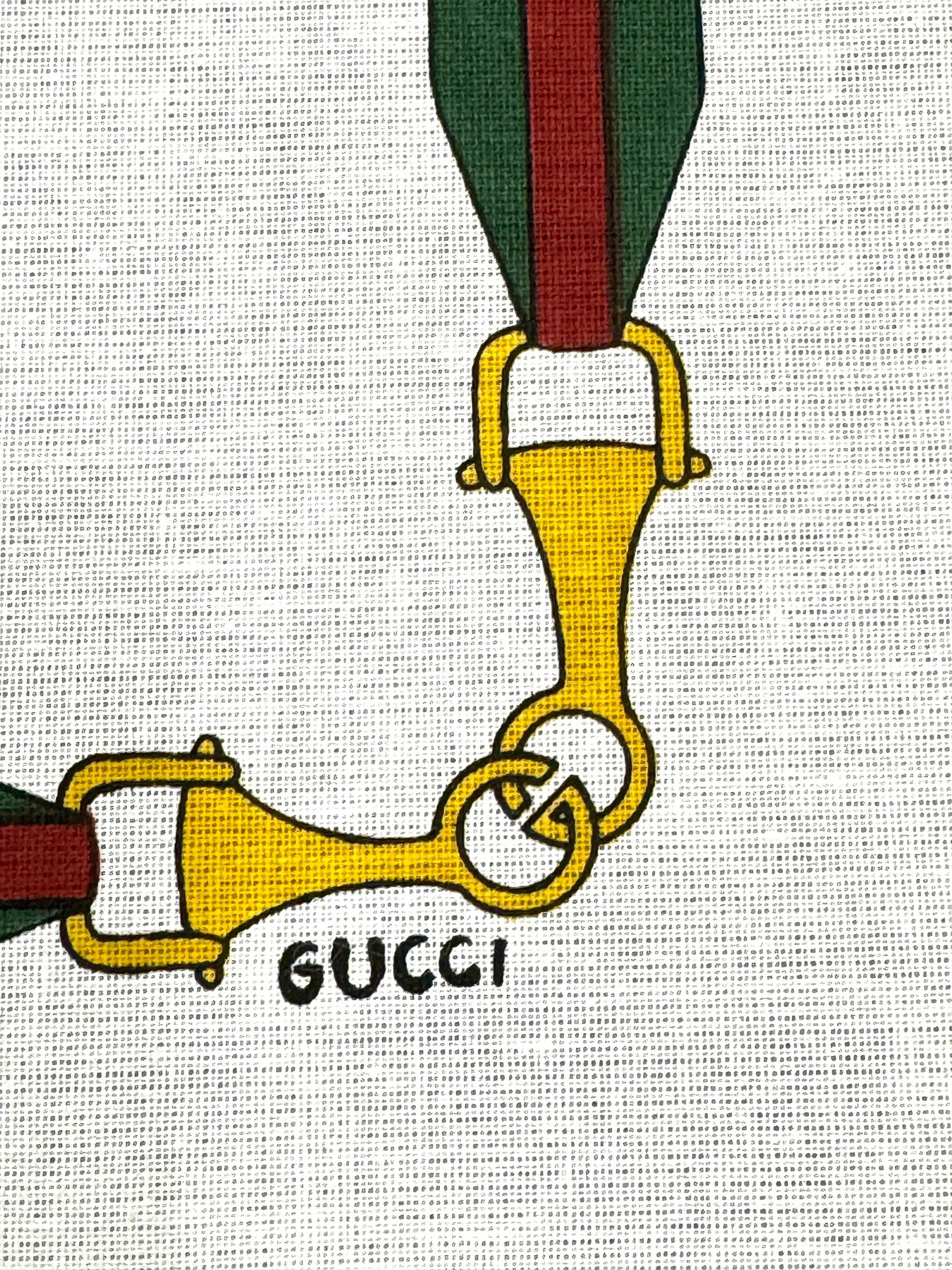 Gucci Horsebit Tablecloth and 6 Matching Napkins - 3