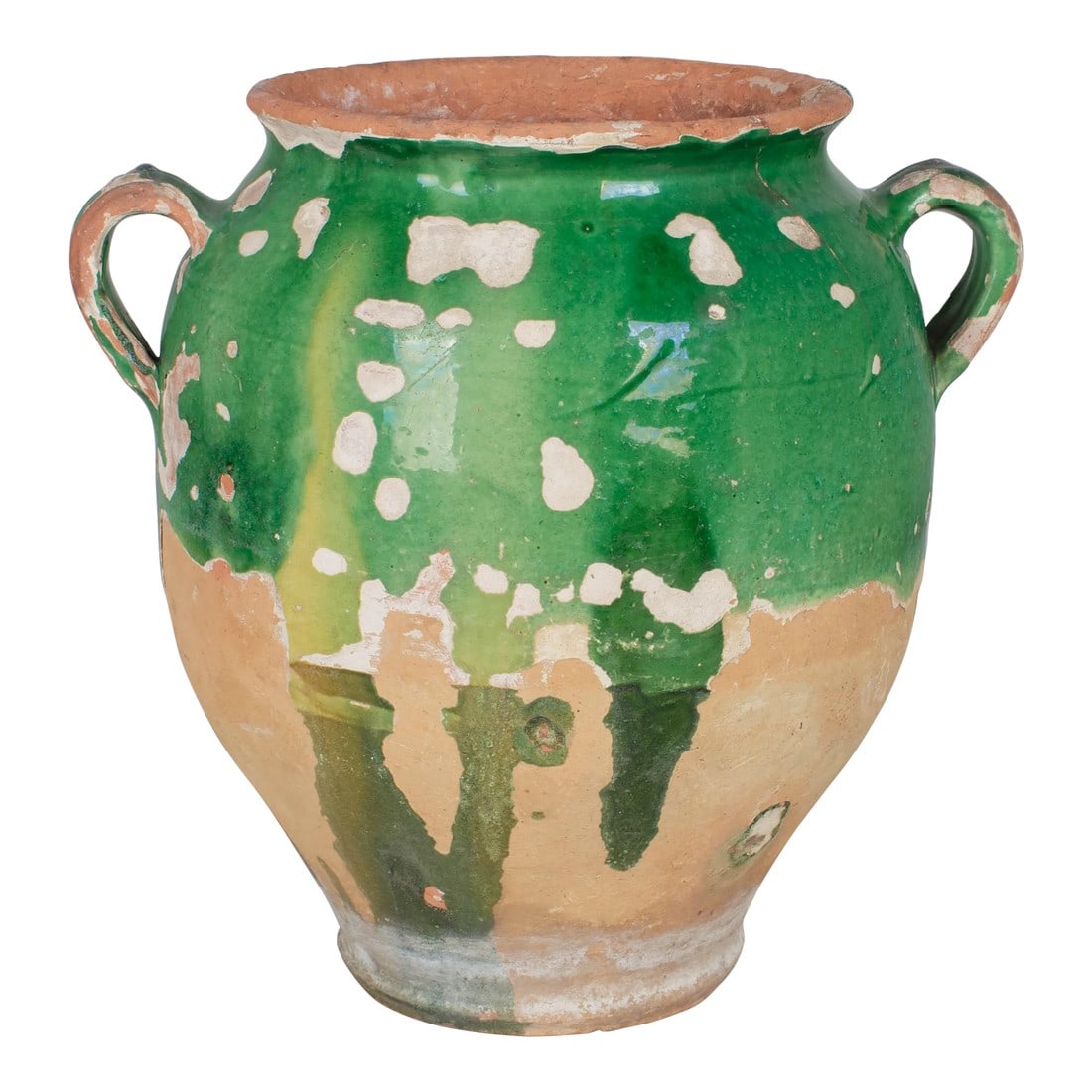 French Green Glazed Terracotta Pottery (1 of 12)