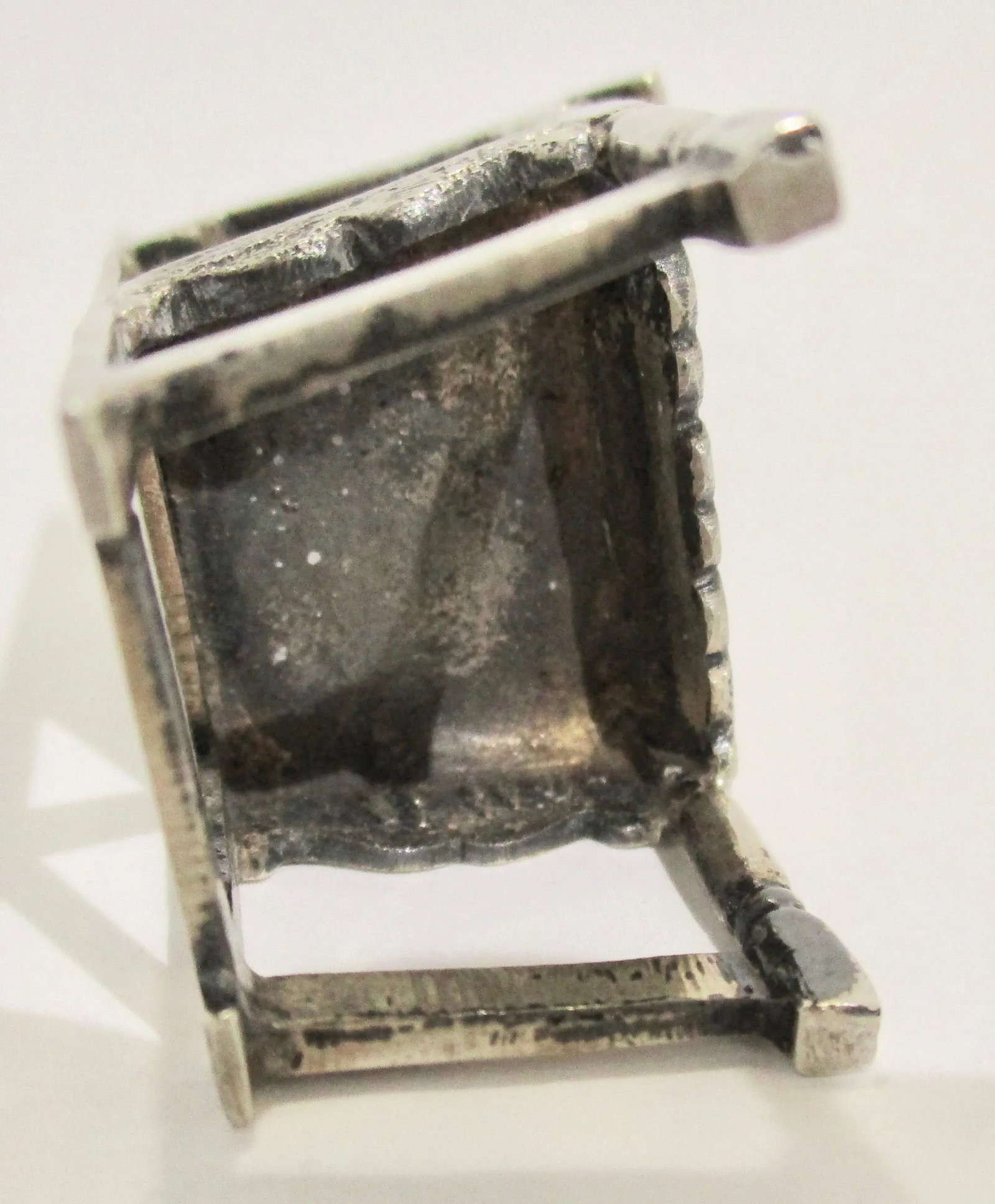 Gothic Sterling Silver Armchair Model - 6