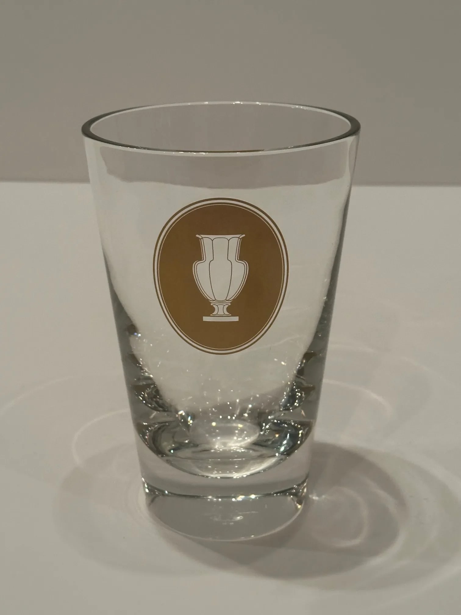 Signed Baccarat Crystal Vase With Gilt Decoration of Classical Urn - 6