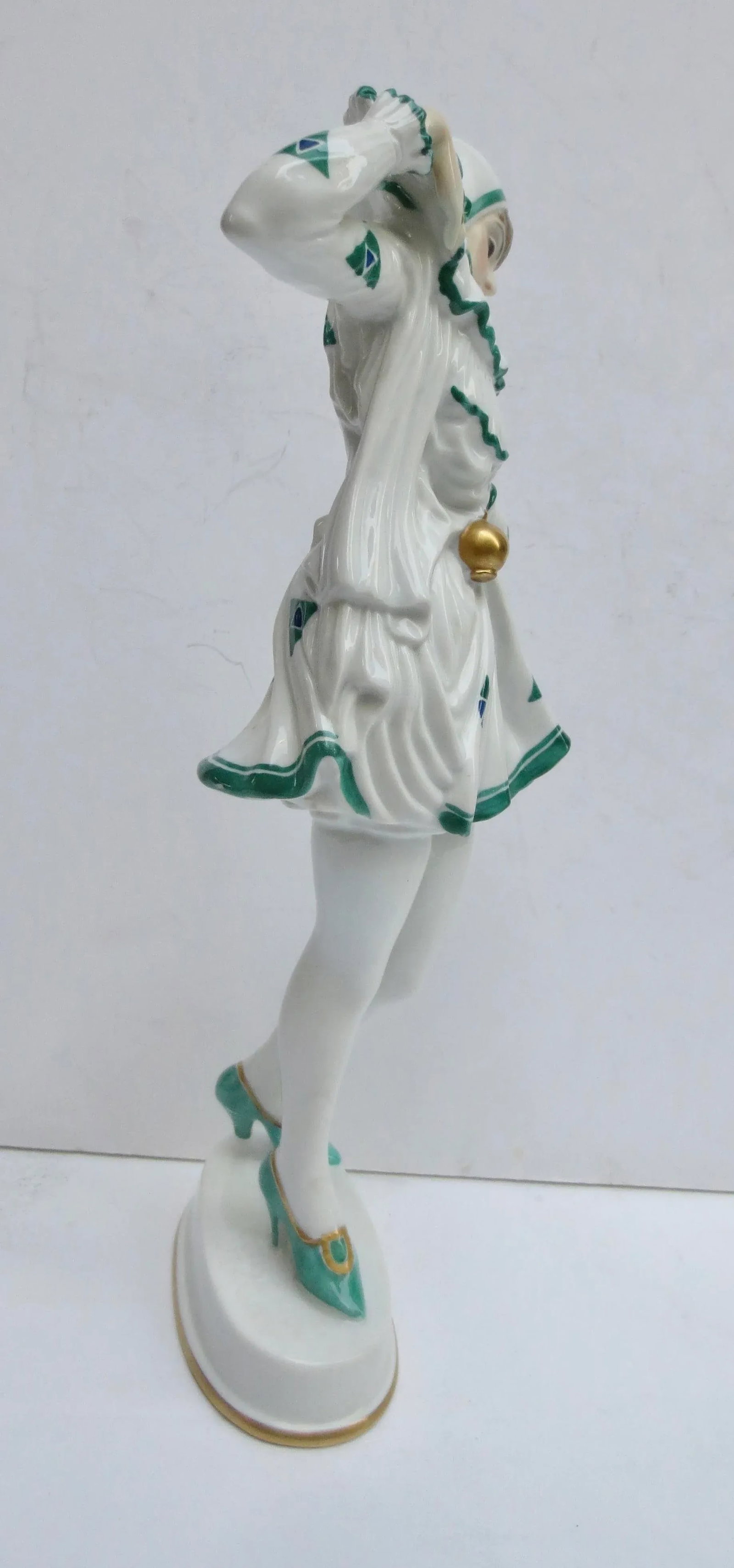 Rosenthal Porcelain Pierette by Constantin Holzer Defiant Circa 20s - 3