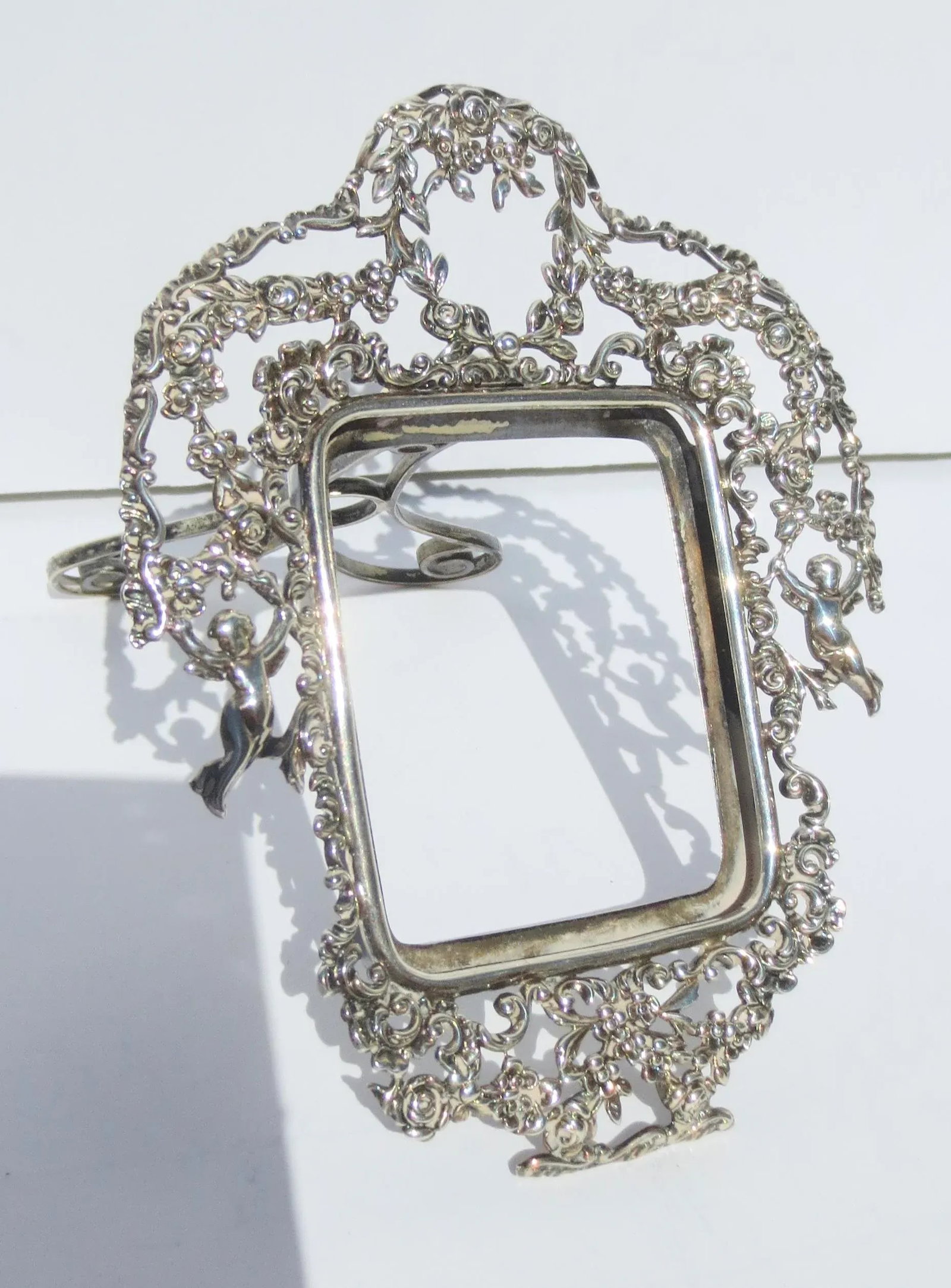 Gorham Sterling Silver Photo Frame Late 19th - 3