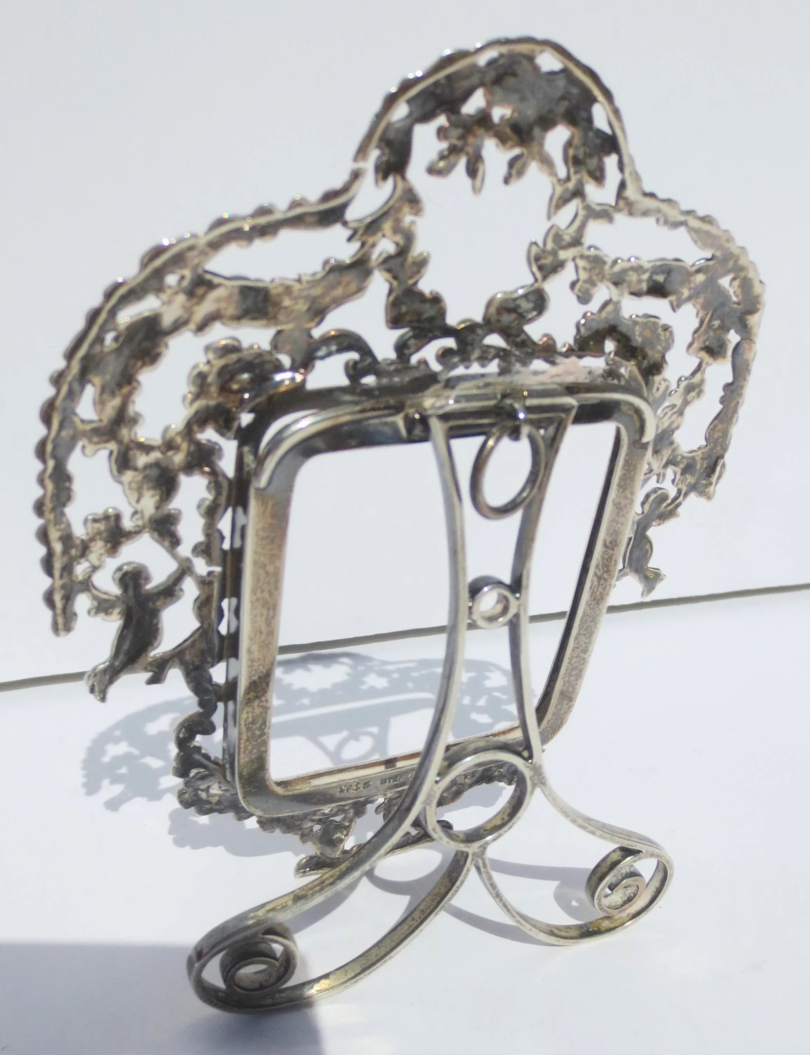 Gorham Sterling Silver Photo Frame Late 19th - 4