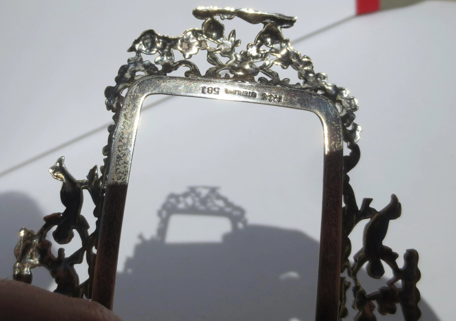 Gorham Sterling Silver Photo Frame Late 19th - 6