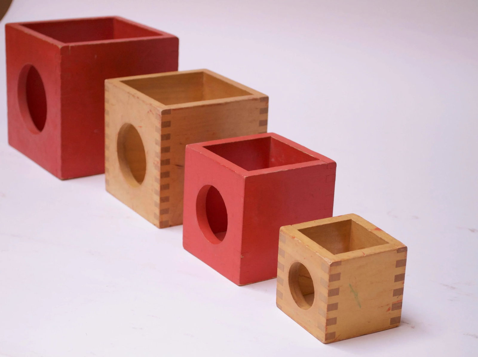 Set of Four Vintage Nesting Cubes by Creative Playthings of Finland - 6