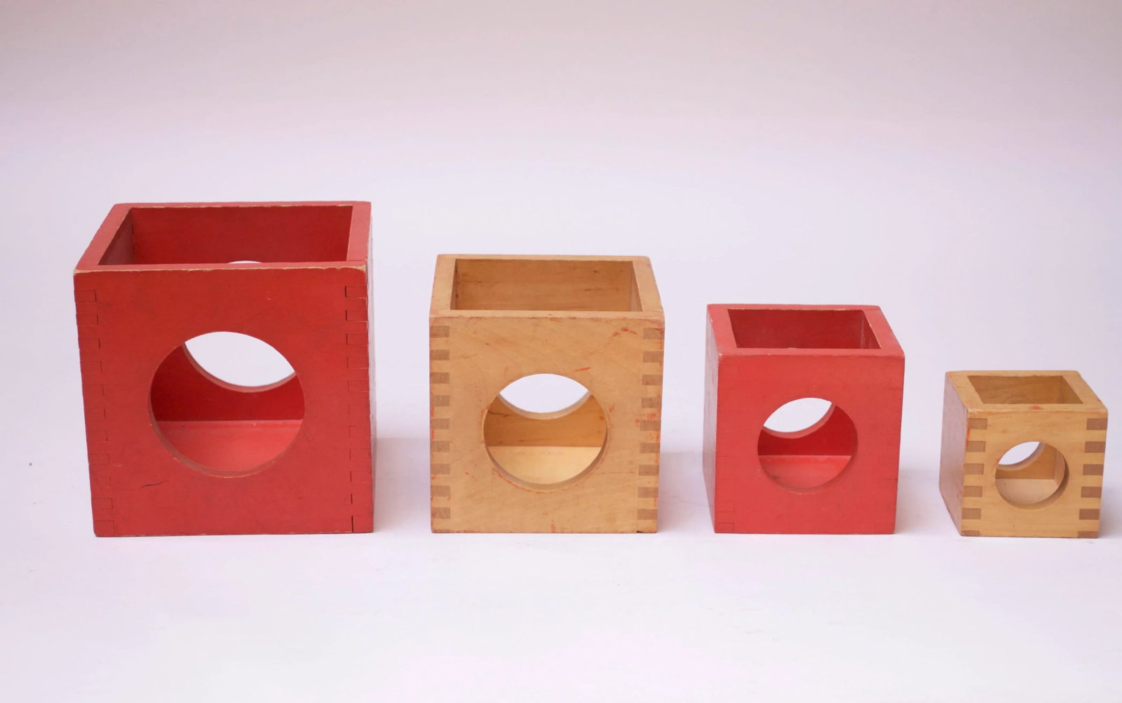 Set of Four Vintage Nesting Cubes by Creative Playthings of Finland - 7