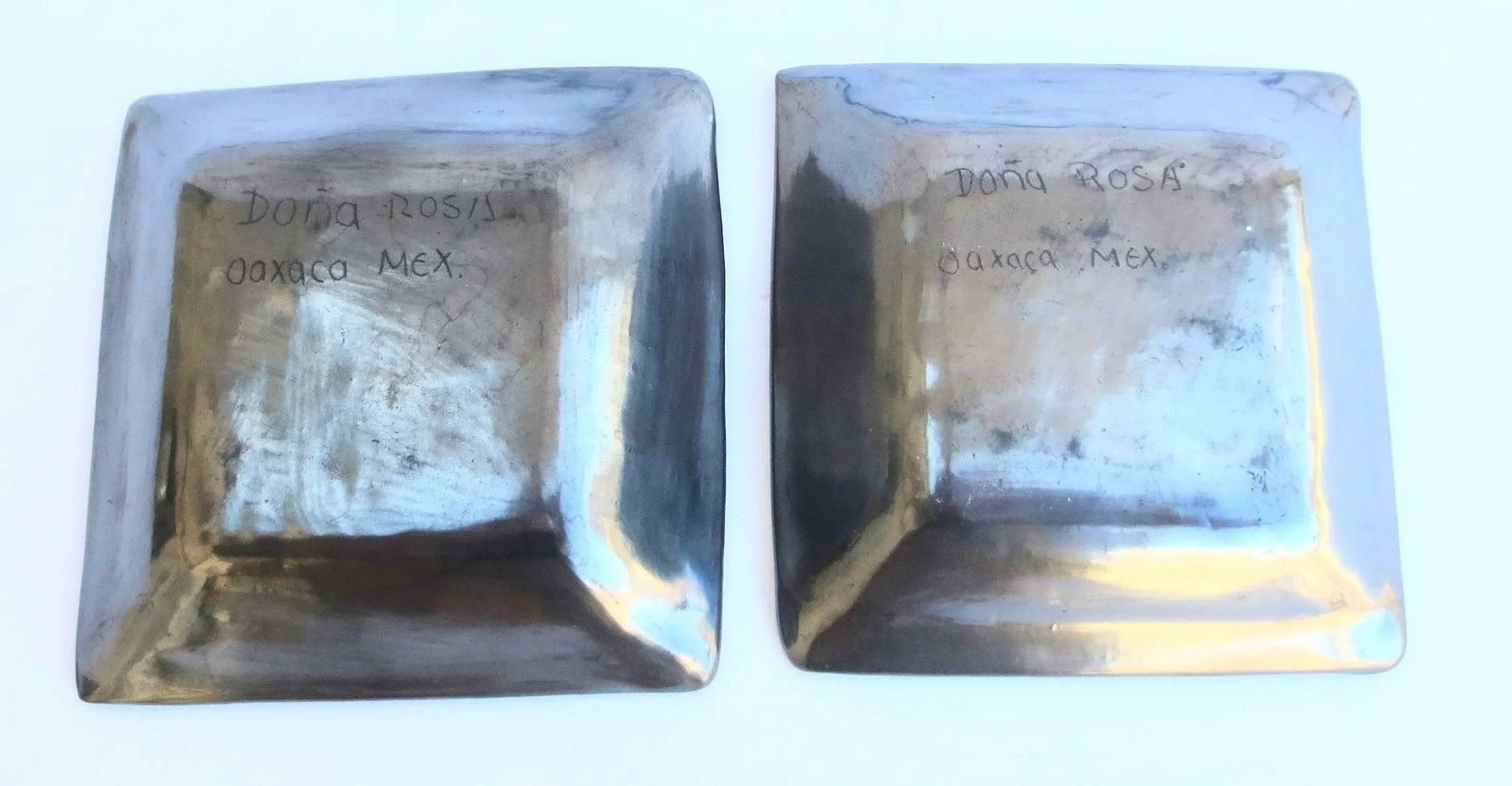 Pair of Donna Rosa Terra Cotta Trays -Pair of 2 - 2