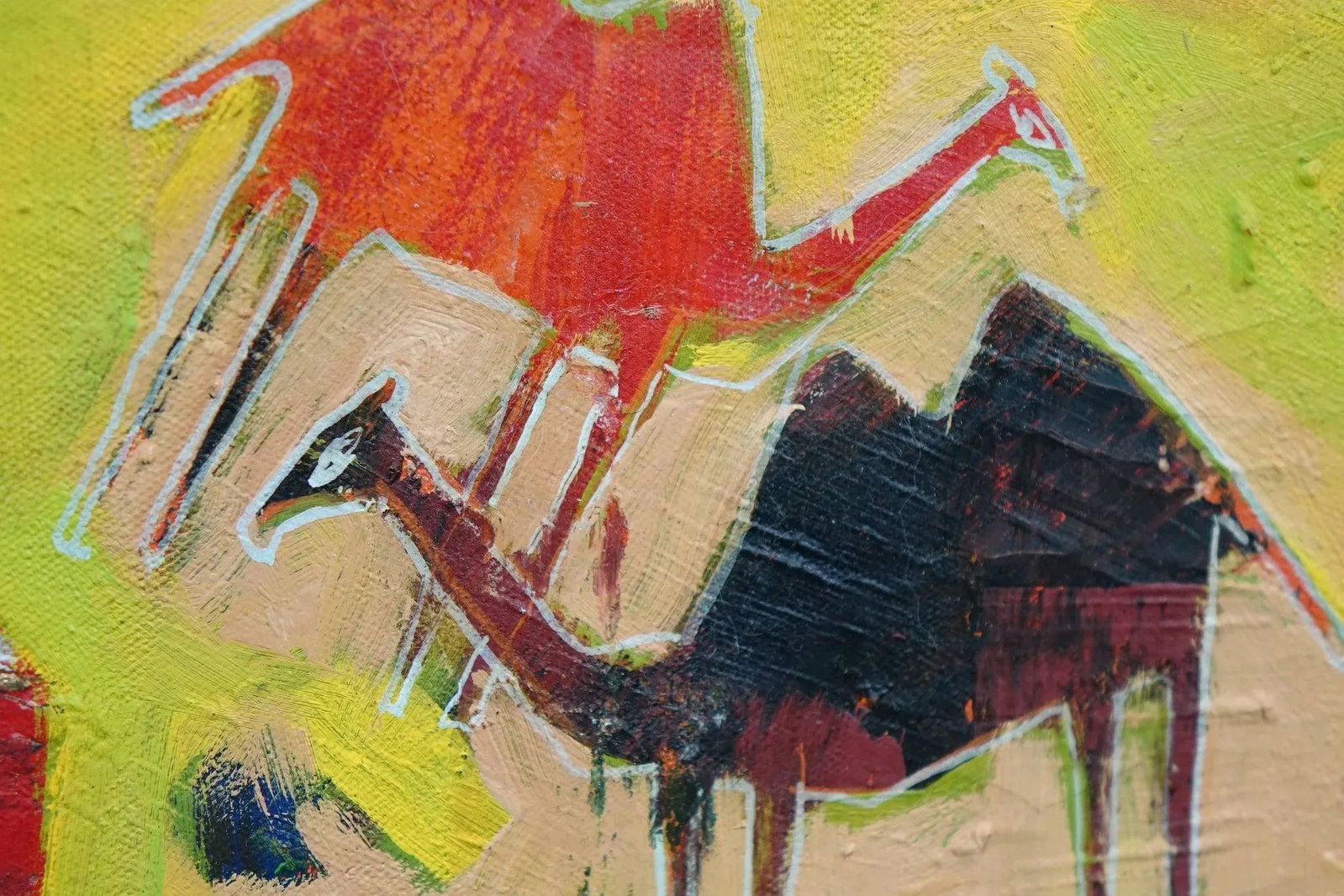 Journey Through the Hills - Mid 20th Century Original Oil Painting on Canvas Signed on the Bottom, - 6