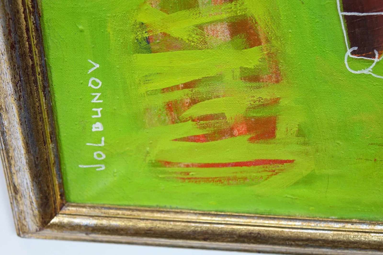 Journey Through the Hills - Mid 20th Century Original Oil Painting on Canvas Signed on the Bottom, - 8