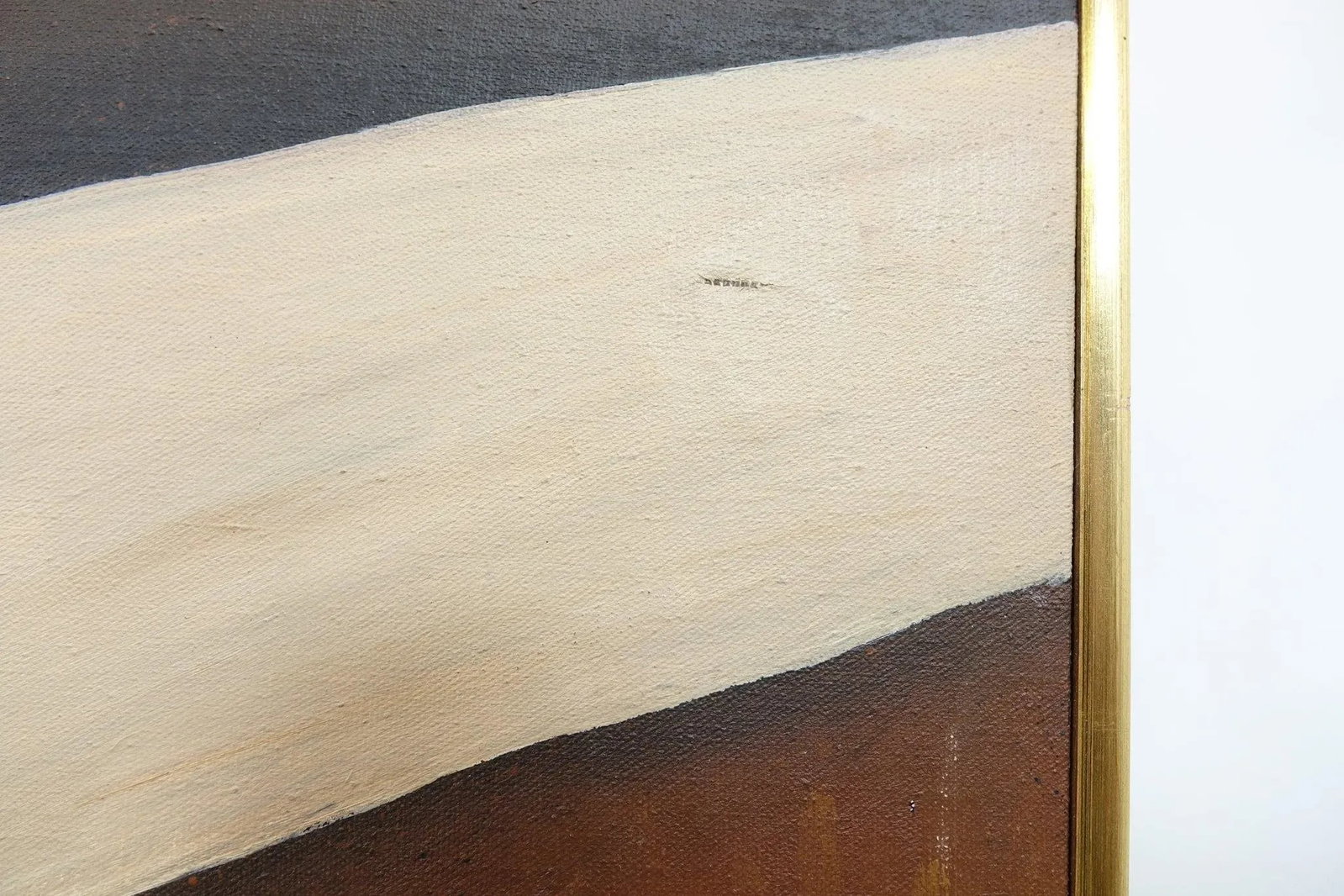 Intersection - Mid 20th Century Abstract Oil on Canvas Signed Original - 7