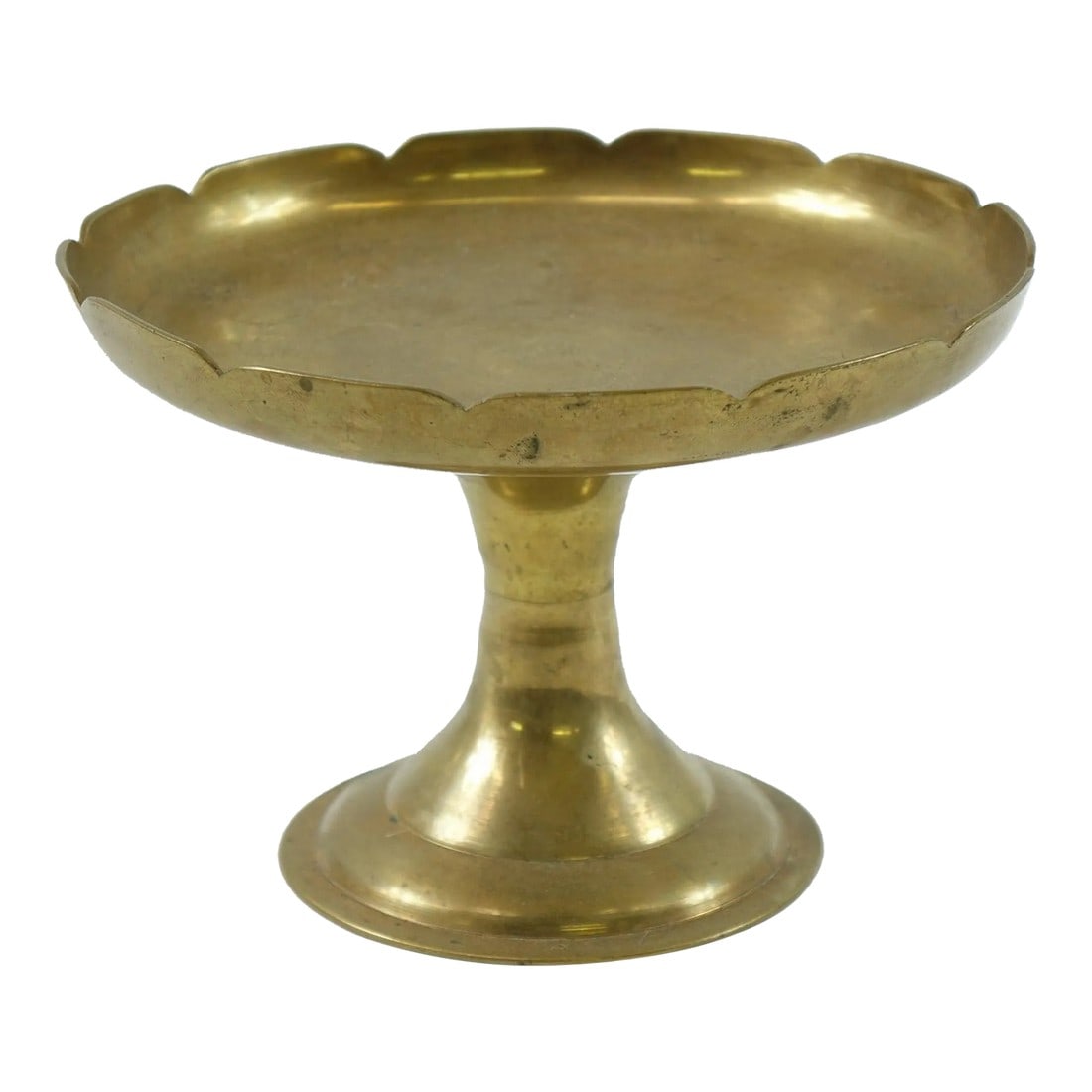 Antique Chinese Footed Brass Tray (1 of 4)
