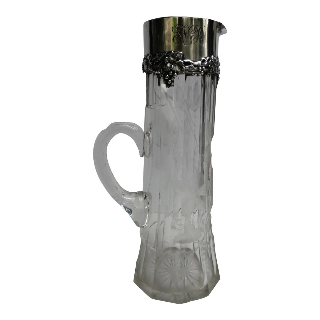 Antique Claret Sherry Brandy Pitcher Circa 1905 (1 of 10)