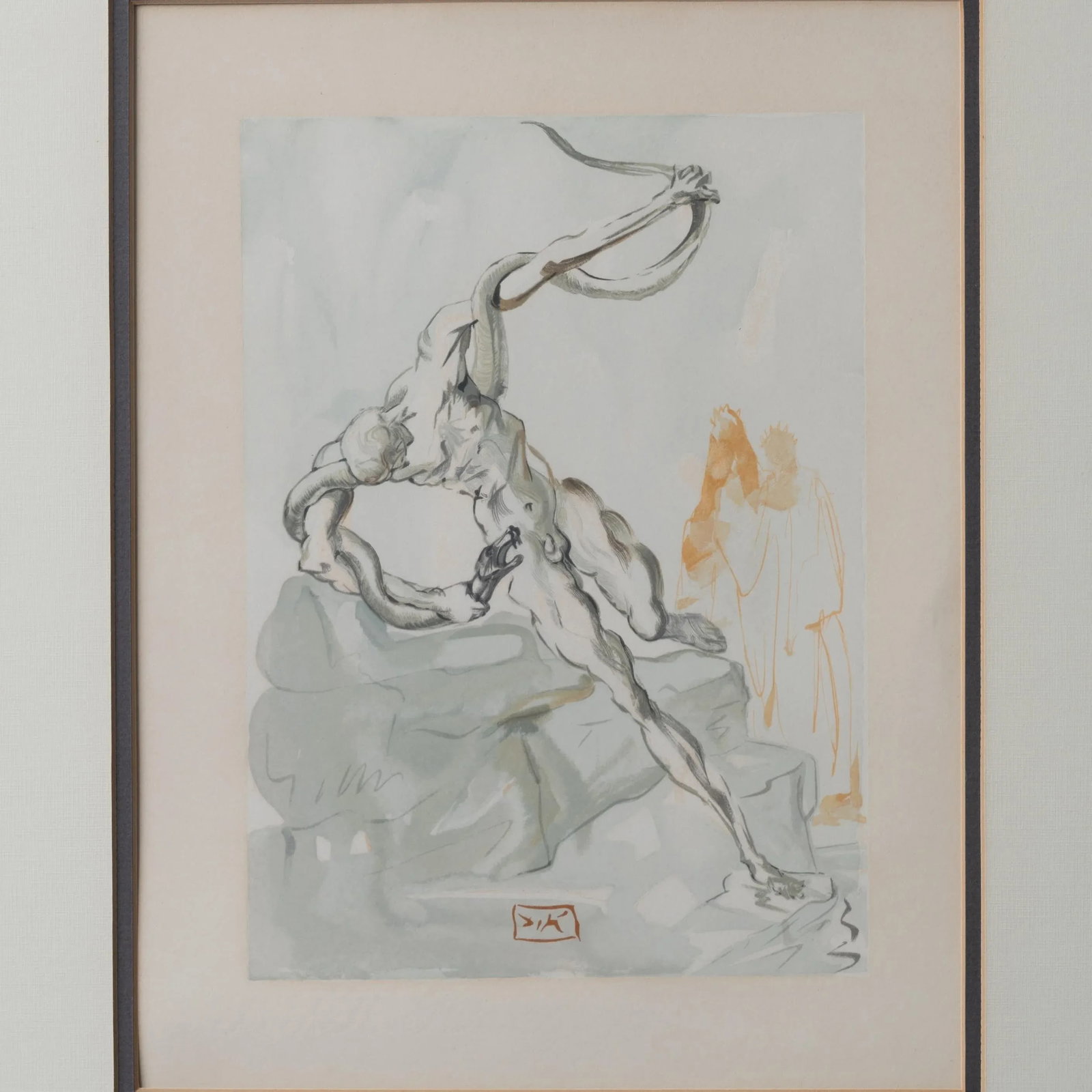 Salvador DalÃ­ - the Punishment of Vanni Fucci, C.1960 - 2