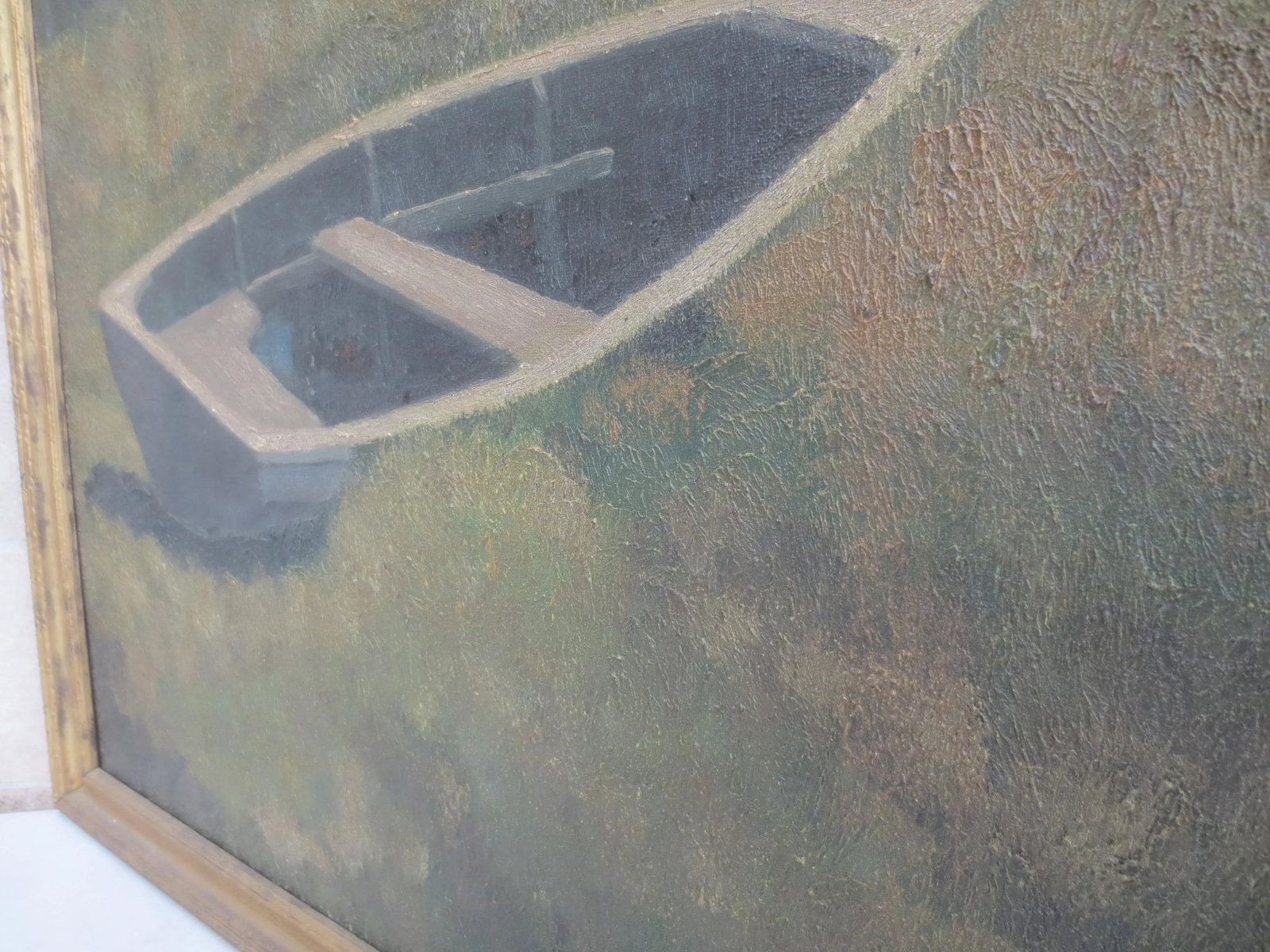 Robert Bliss Painting Boat on Shore Circa Mid-20th - 10
