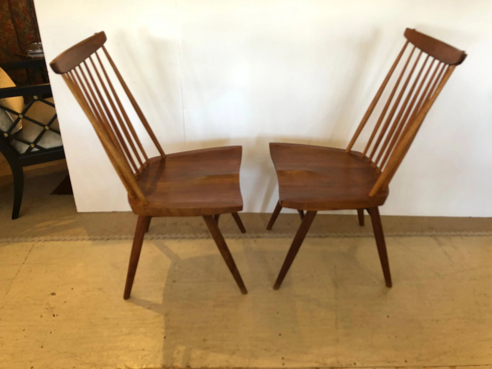 1950s Vintage George Nakashima "New Chairs"- A Pair - 2