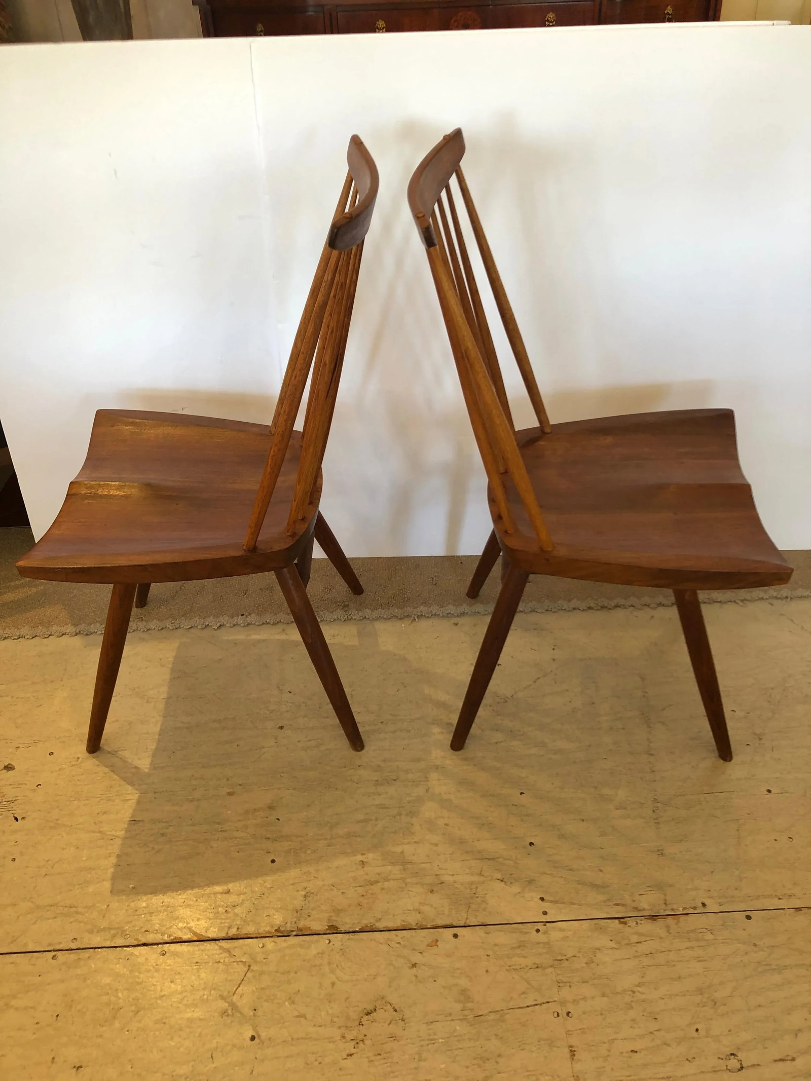 1950s Vintage George Nakashima "New Chairs"- A Pair - 6