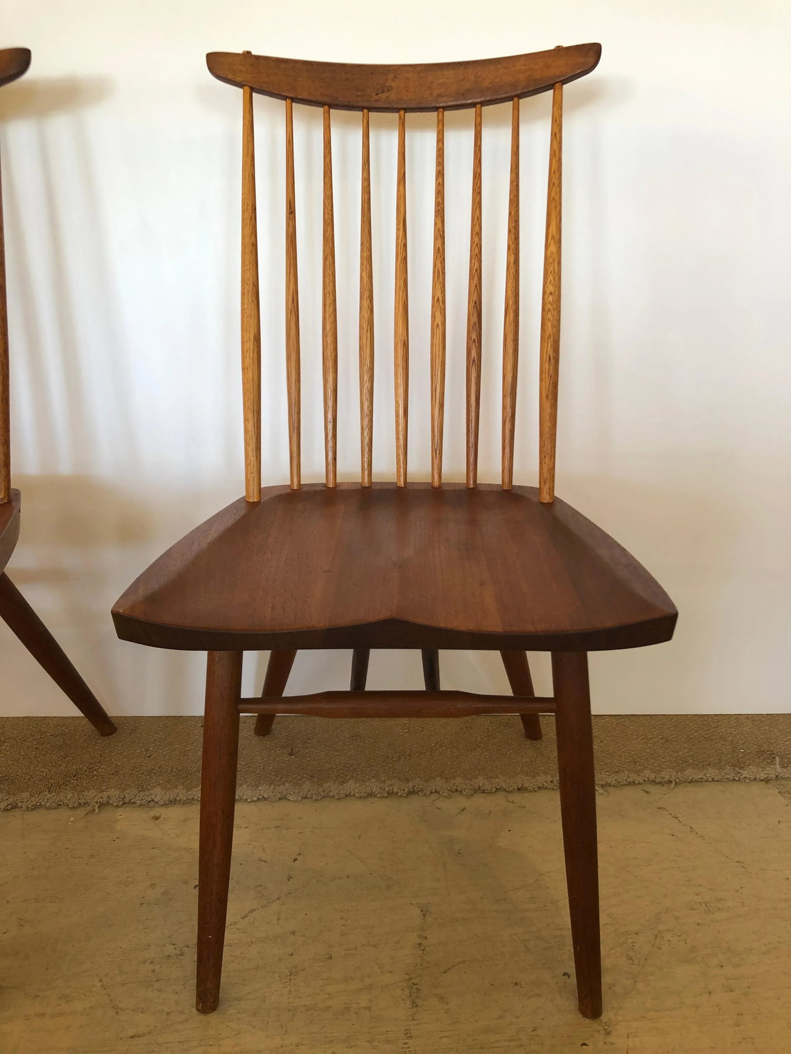 1950s Vintage George Nakashima "New Chairs"- A Pair - 7