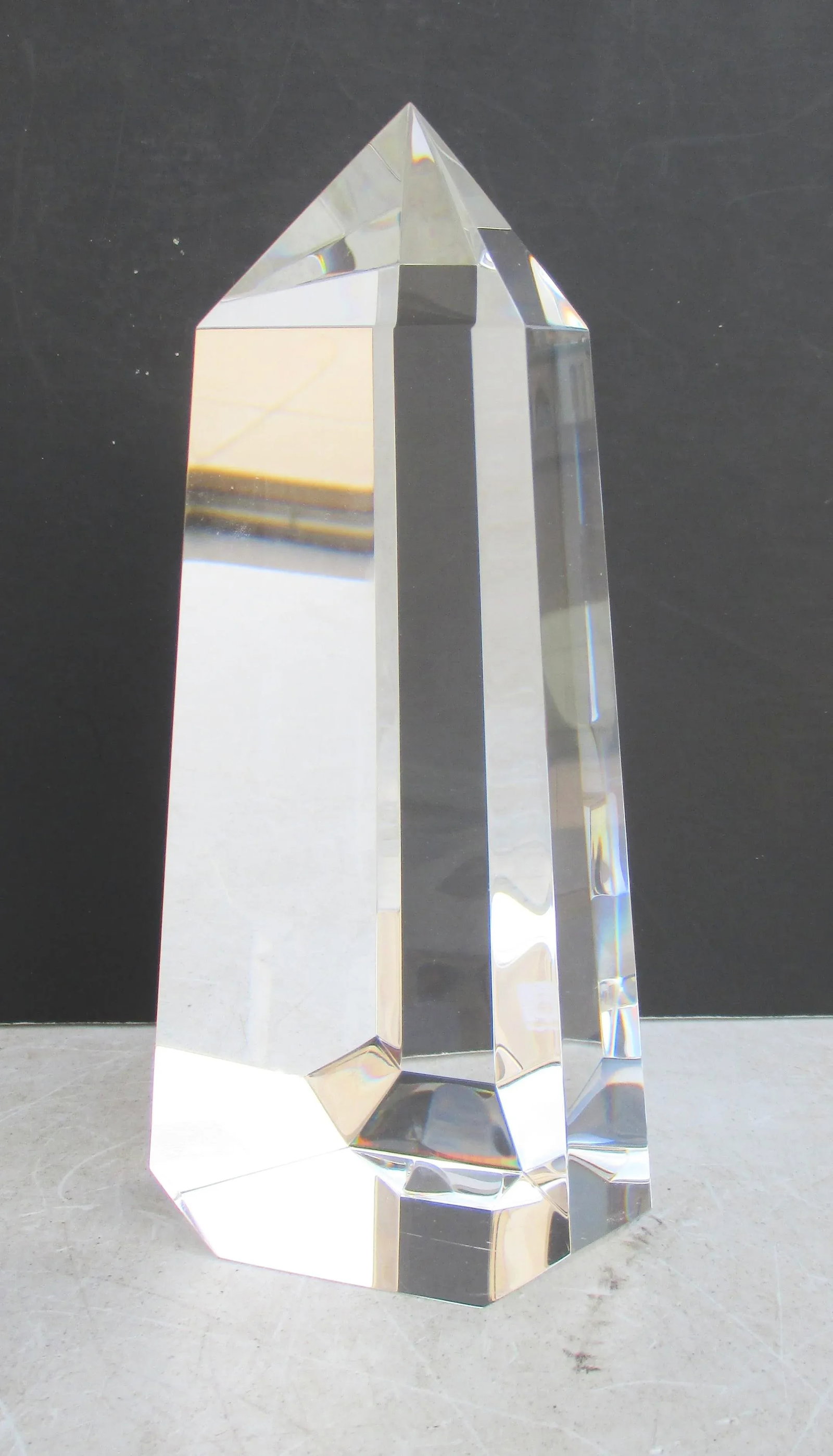 Stuben Crystal Obelisk Vintage 80s' - 4