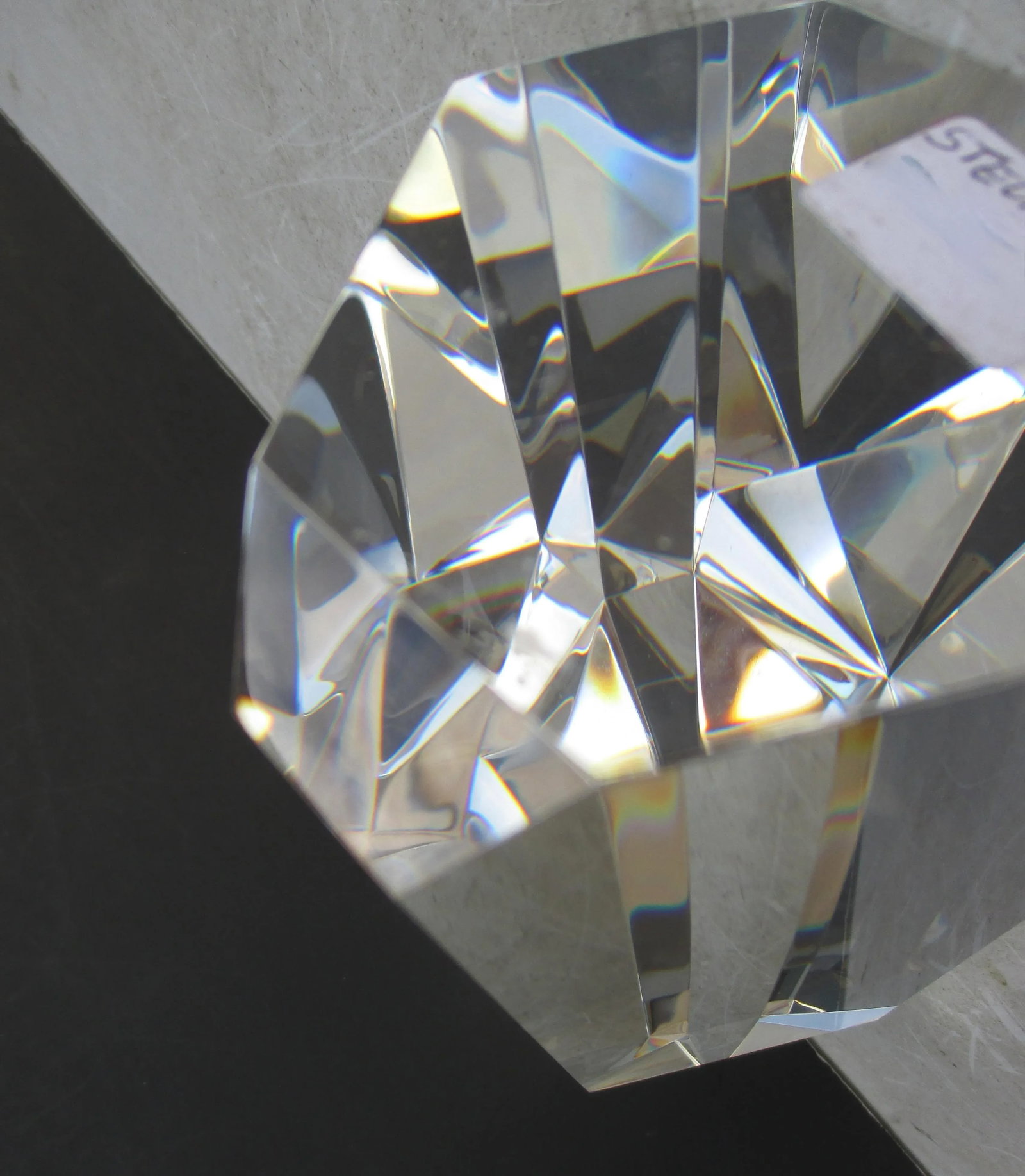 Stuben Crystal Obelisk Vintage 80s' - 6