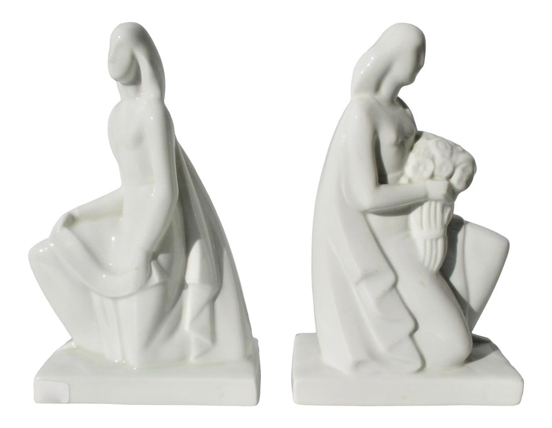 Gaza De Vega Porcelain Allegorical Figures. - a Pair of 2 (1 of 7)