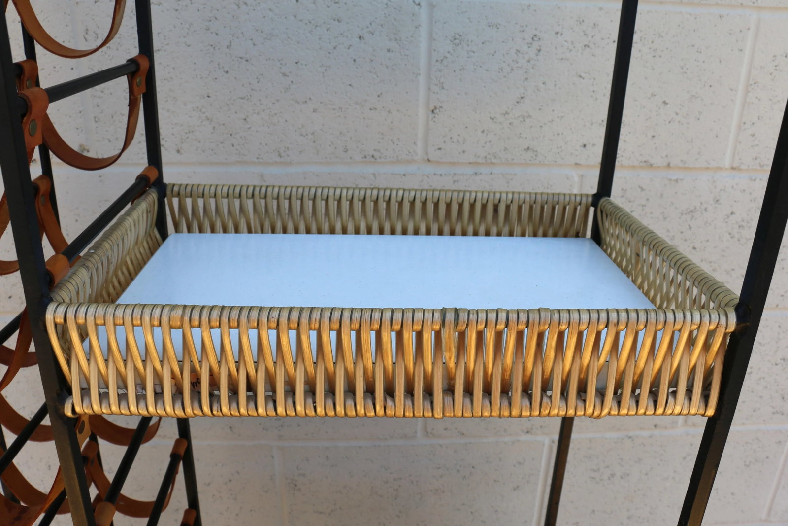 Vintage 1960s Extra Large Wine Rack With Shelving by Arthur Umanoff - 10