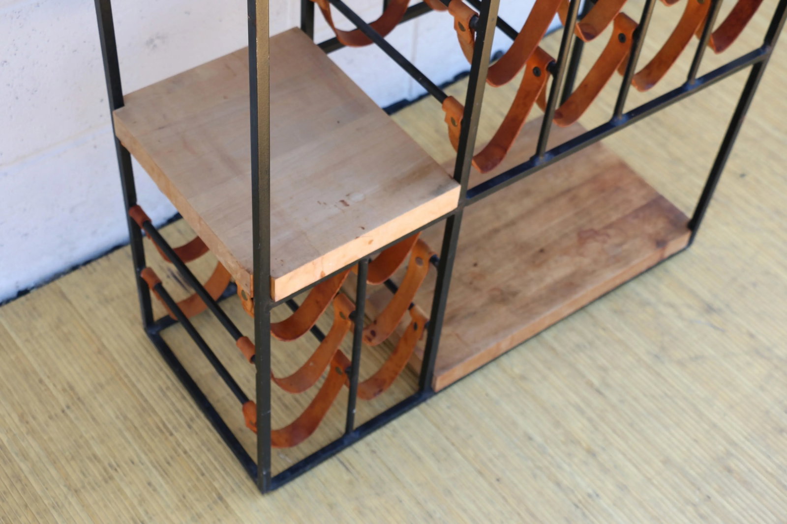 Vintage 1960s Extra Large Wine Rack With Shelving by Arthur Umanoff - 11