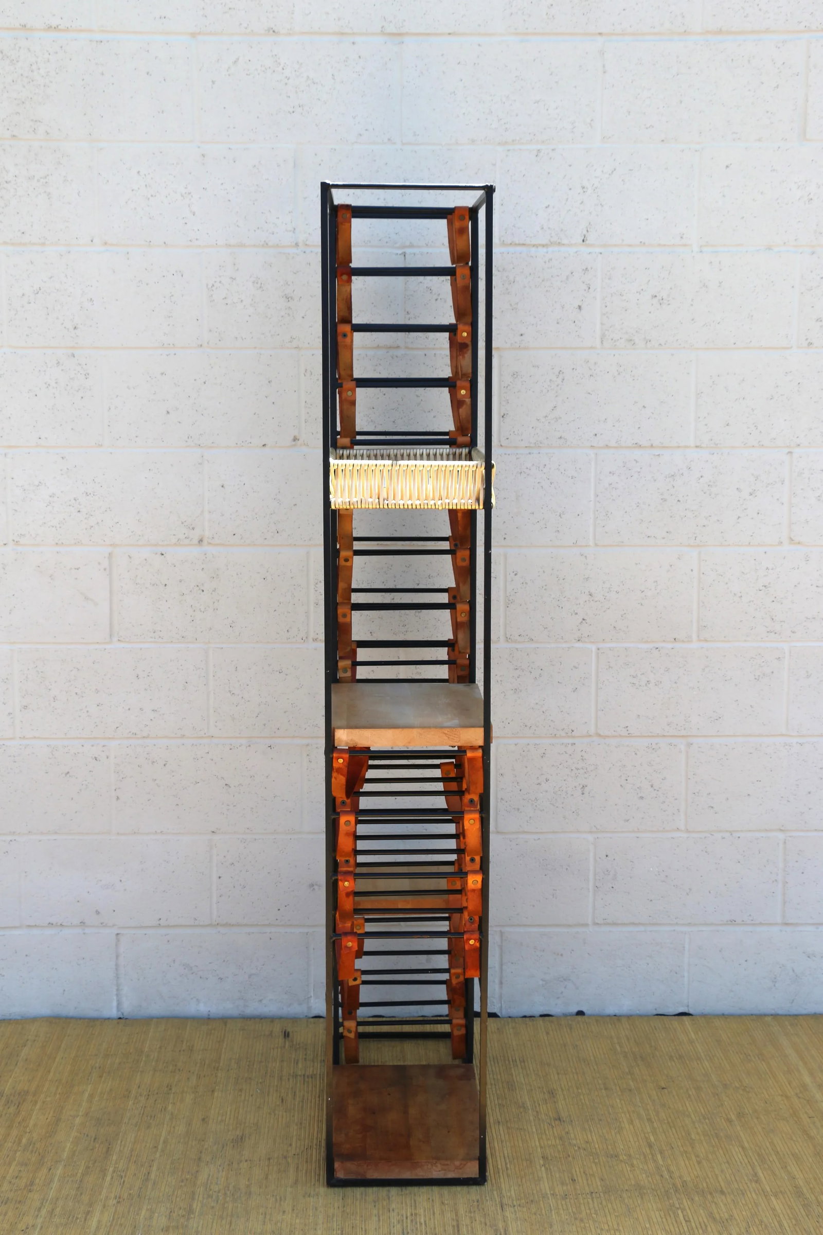 Vintage 1960s Extra Large Wine Rack With Shelving by Arthur Umanoff - 4