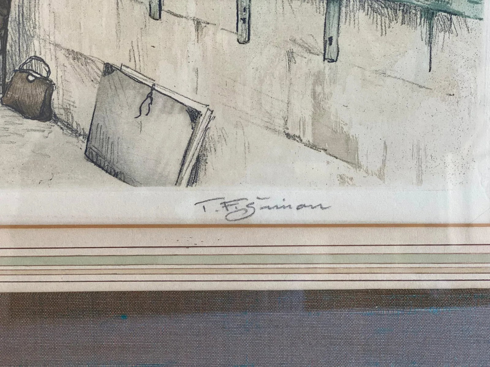 Mid 20th Century Booksellers on the Seinne Wall Art Print - 3