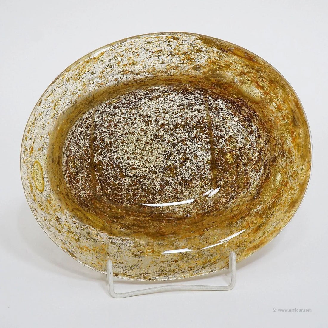 Ercole Barovier for Barovier & Toso Aborigeni Murano Art Glass Bowl - 4