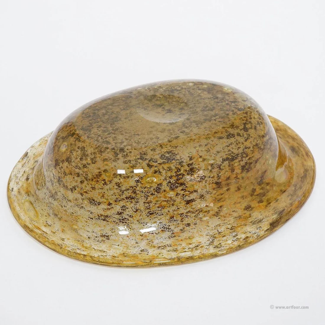 Ercole Barovier for Barovier & Toso Aborigeni Murano Art Glass Bowl - 5