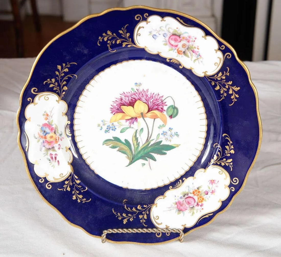 Similar Ridgway Porcelain Service Plates - a Pair - 6