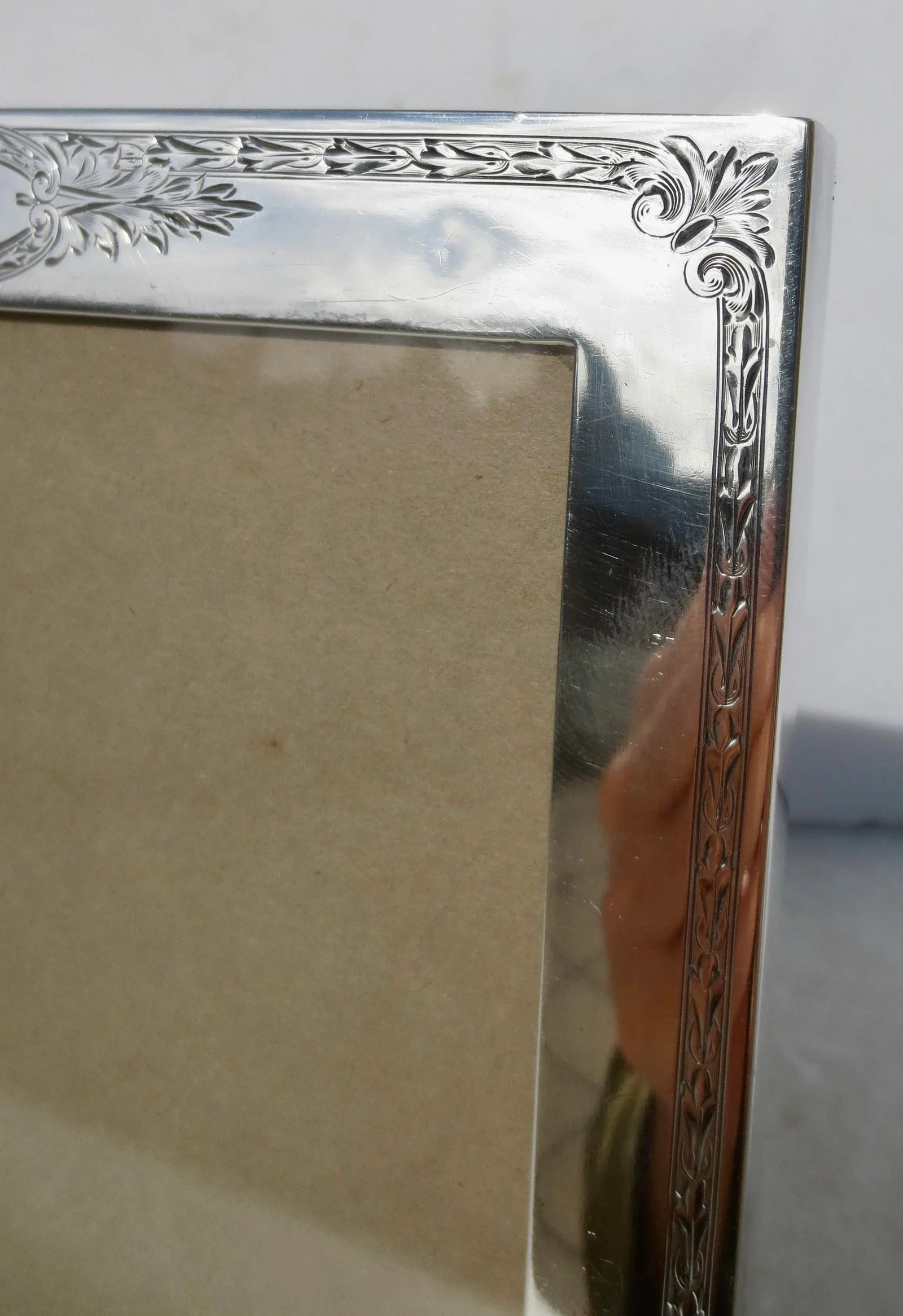 Gorham Sterling Silver Photo Frame Circa 1919 - 4