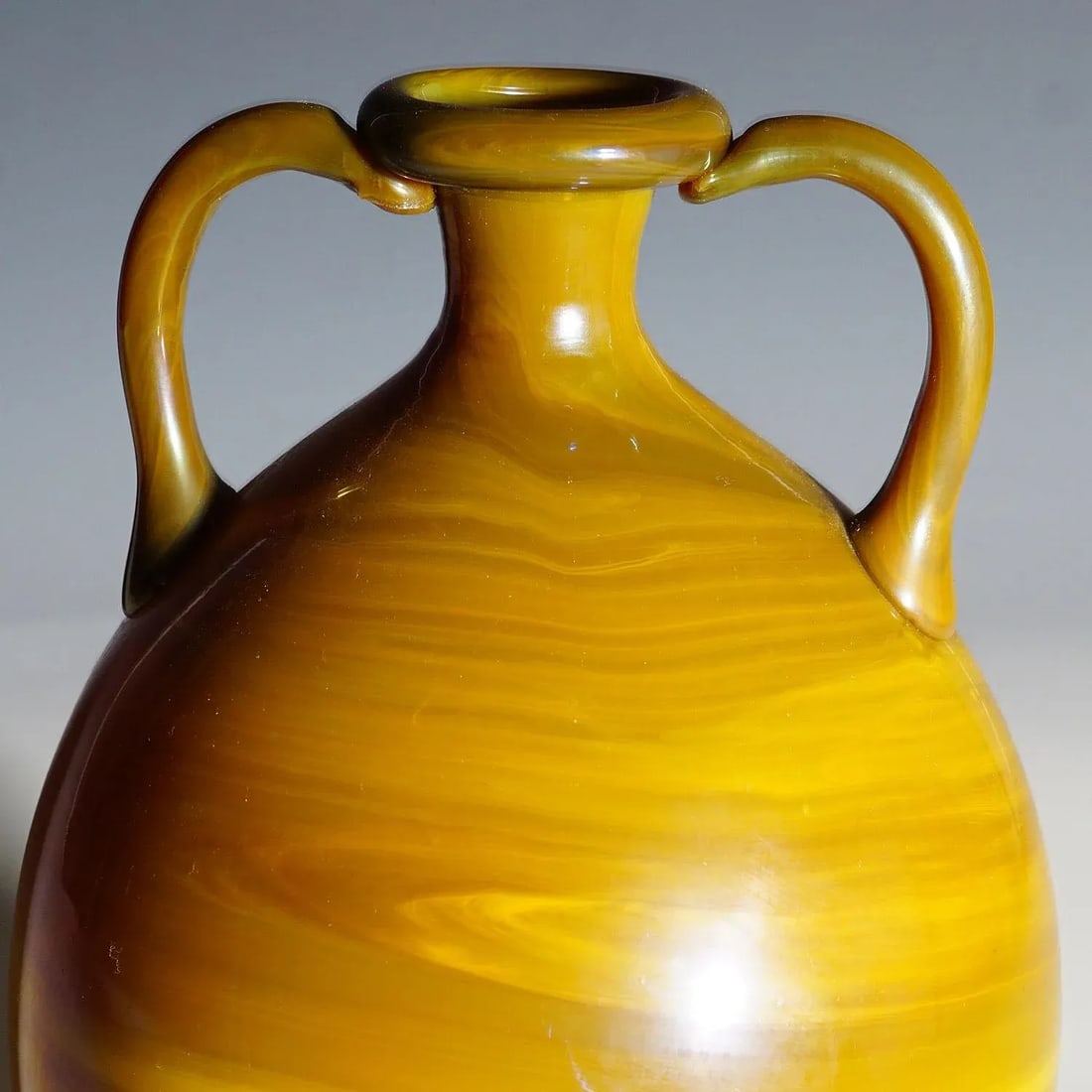 Vetro Calcedonio Vase by Napoleone Martinuzzi for Venini Murano Ca. 1930s - 10