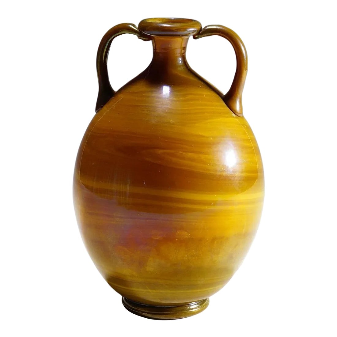 Vetro Calcedonio Vase by Napoleone Martinuzzi for Venini Murano Ca. 1930s (1 of 12)