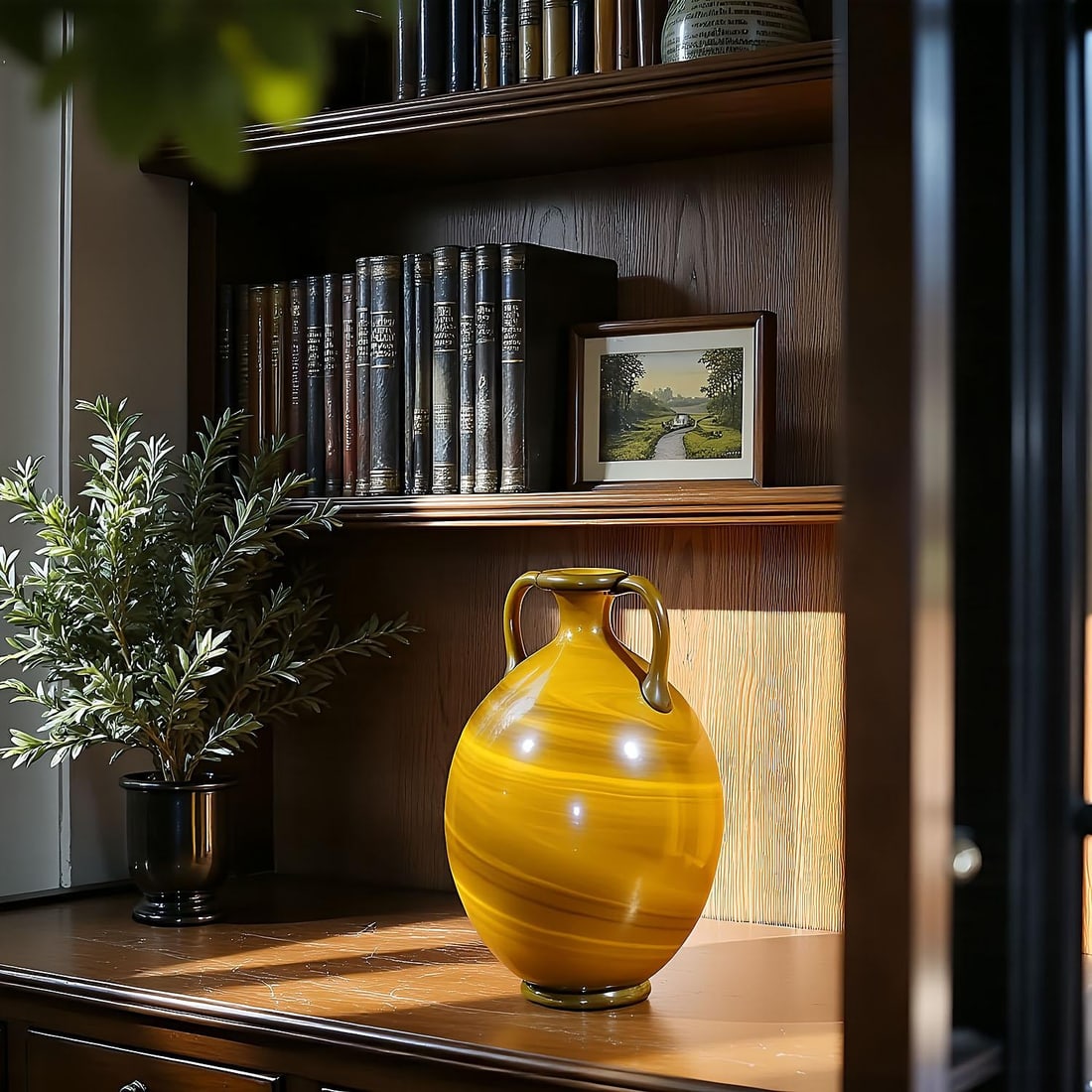 Vetro Calcedonio Vase by Napoleone Martinuzzi for Venini Murano Ca. 1930s - 3