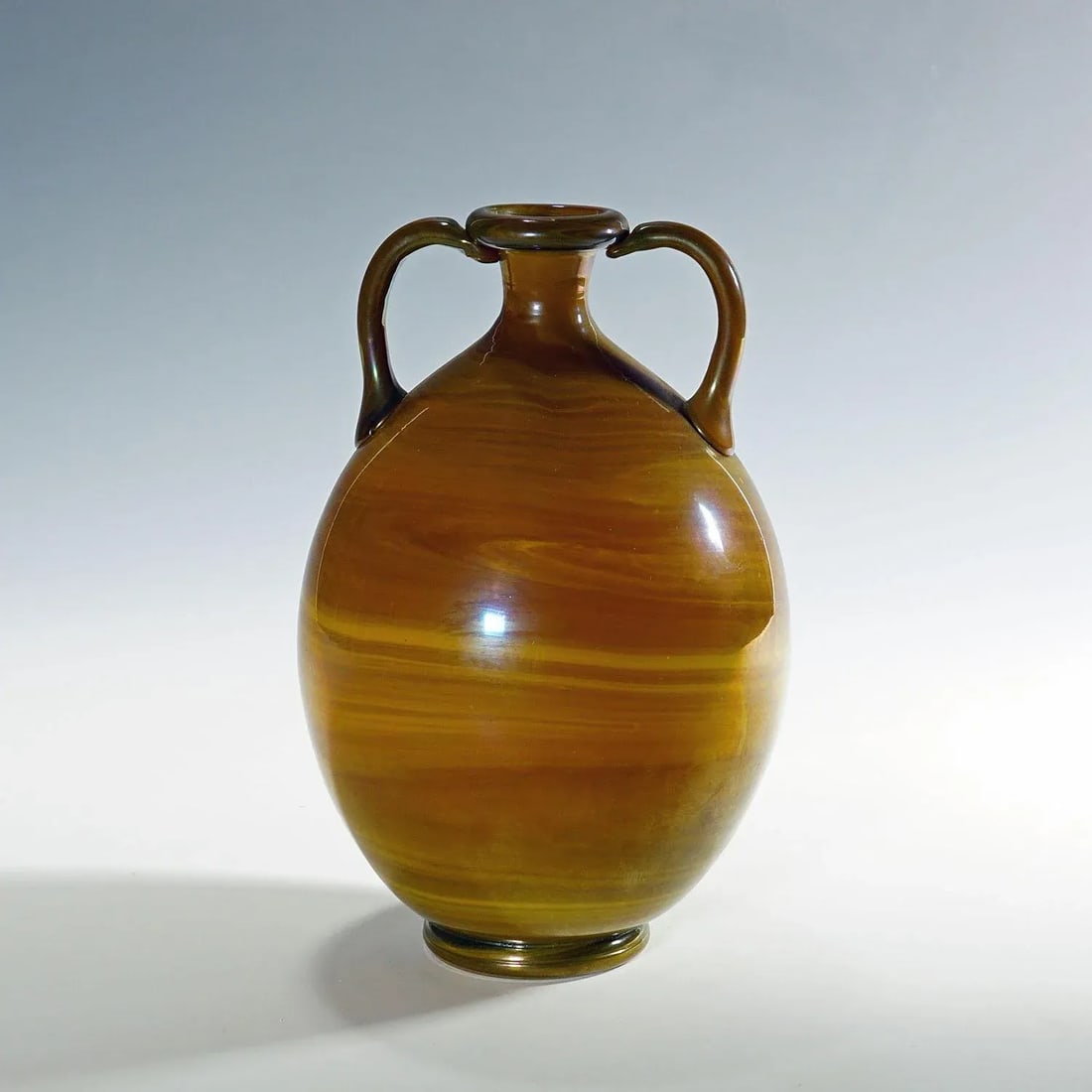 Vetro Calcedonio Vase by Napoleone Martinuzzi for Venini Murano Ca. 1930s - 4