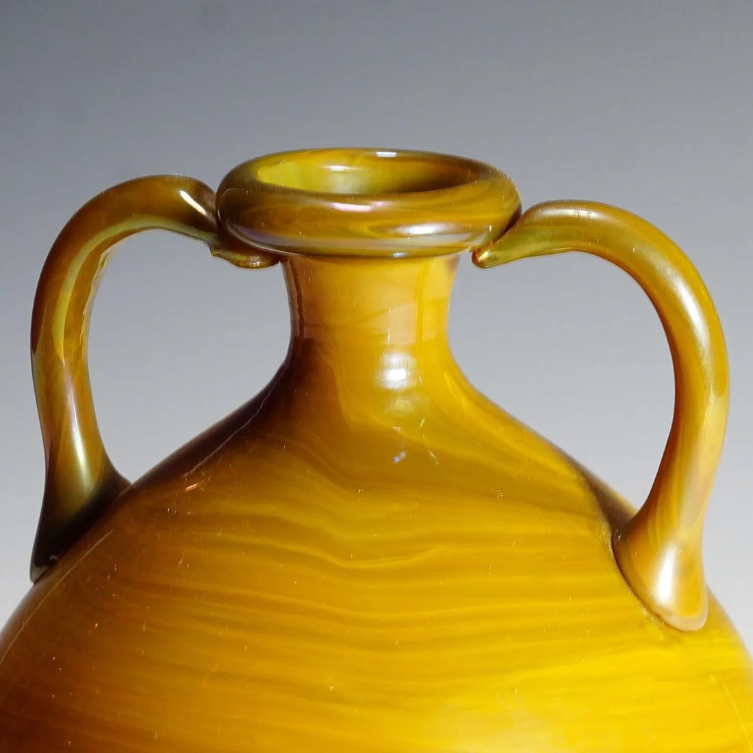 Vetro Calcedonio Vase by Napoleone Martinuzzi for Venini Murano Ca. 1930s - 5