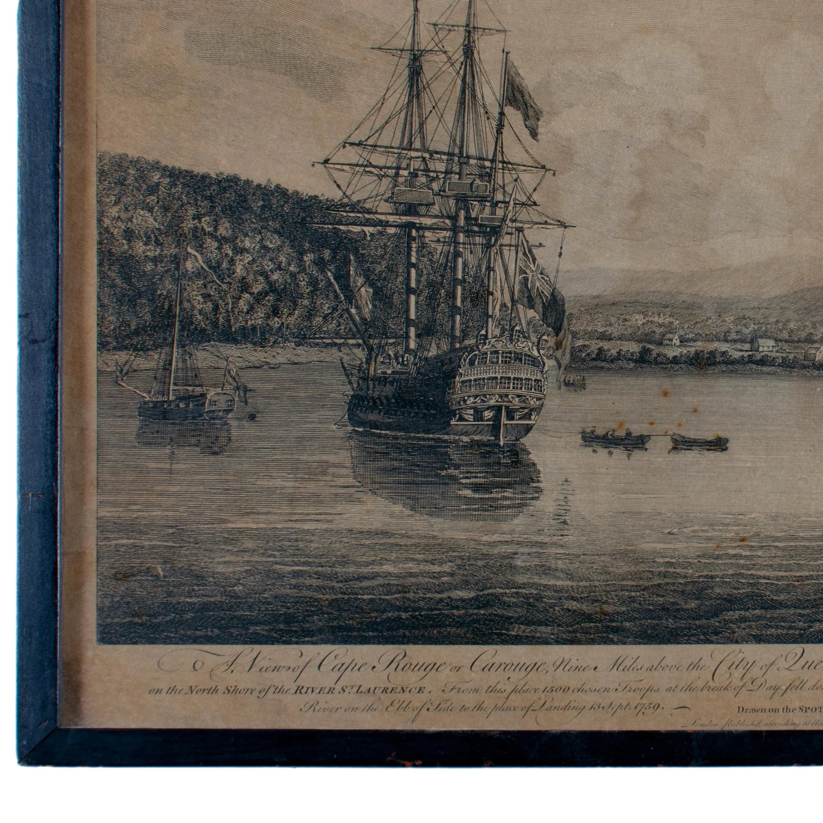 A View of Cape Rouge, Quebec, Canada, Mazell After Capt. Hervey Smyth, C.1760s - 4