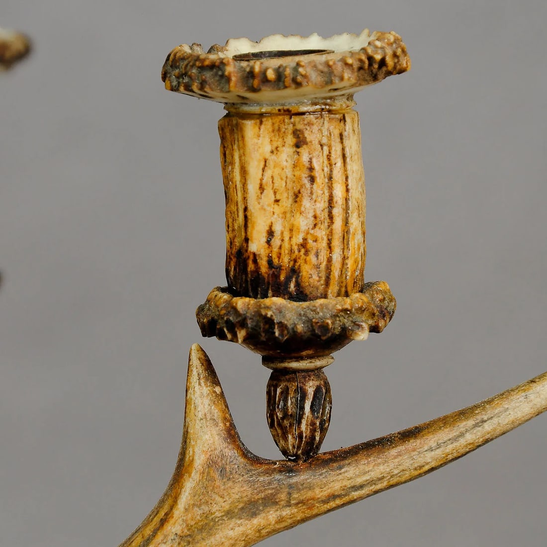 Large Five Armed Cabin Decor Antler Candelabra 1880 - 5