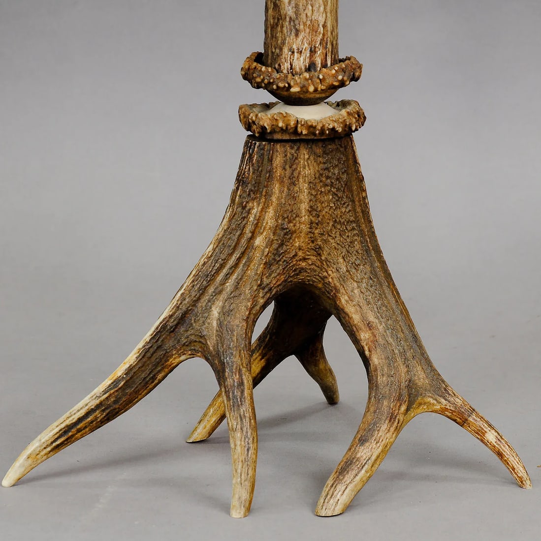 Large Five Armed Cabin Decor Antler Candelabra 1880 - 6