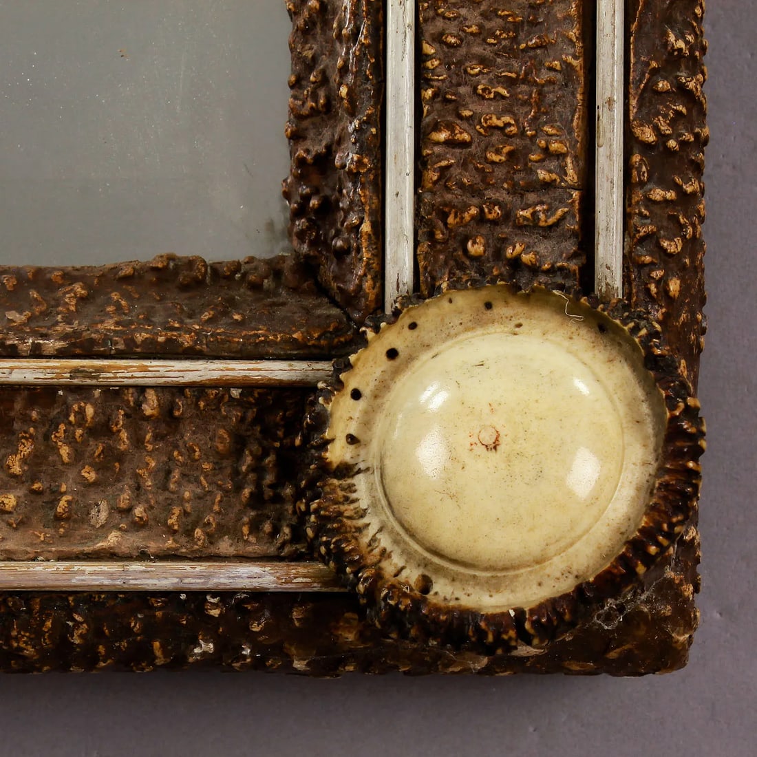 Antique Antler Mirror With Console Table, Austria, Ca. 1860 - 11
