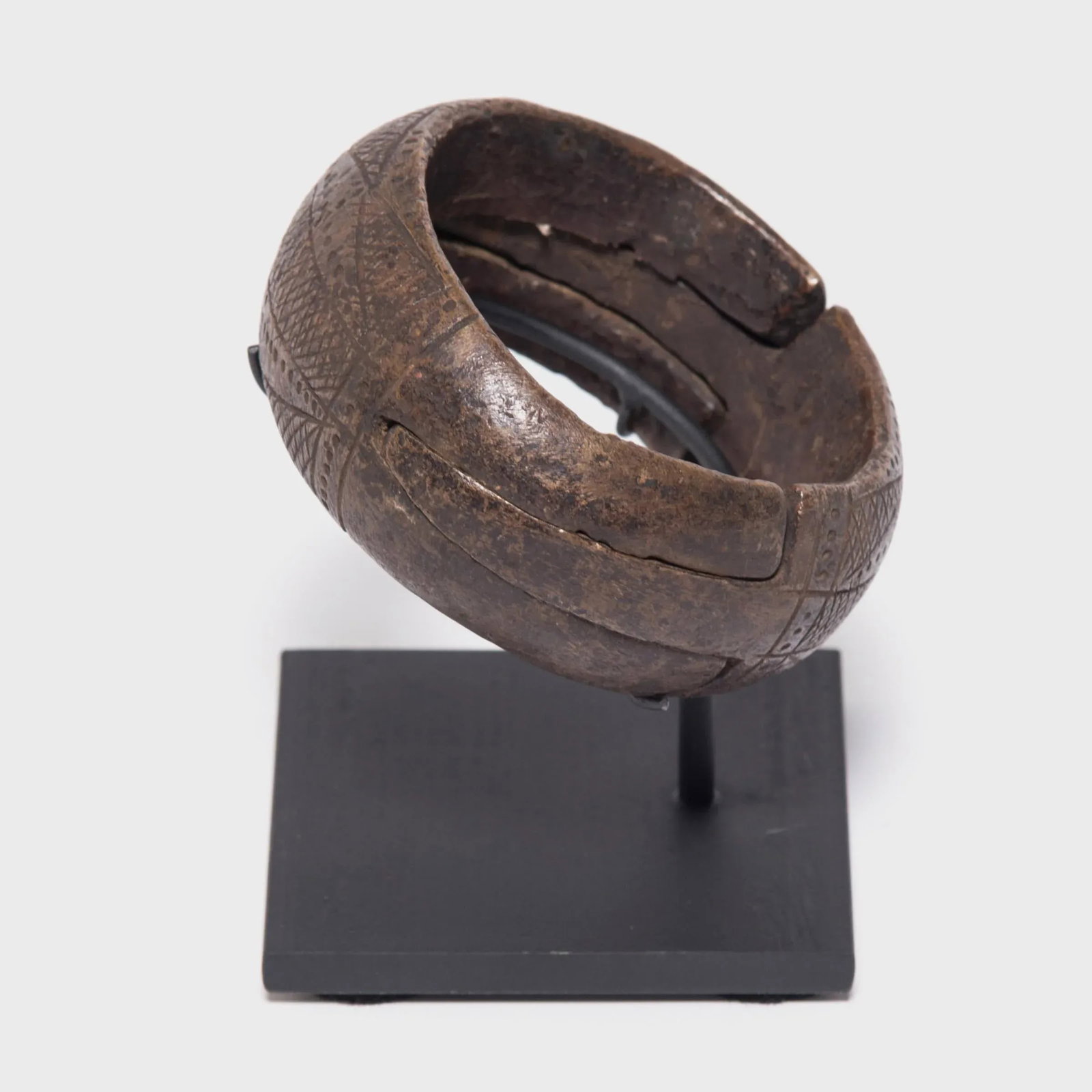 Antique Incised Copper Currency Anklet - 3