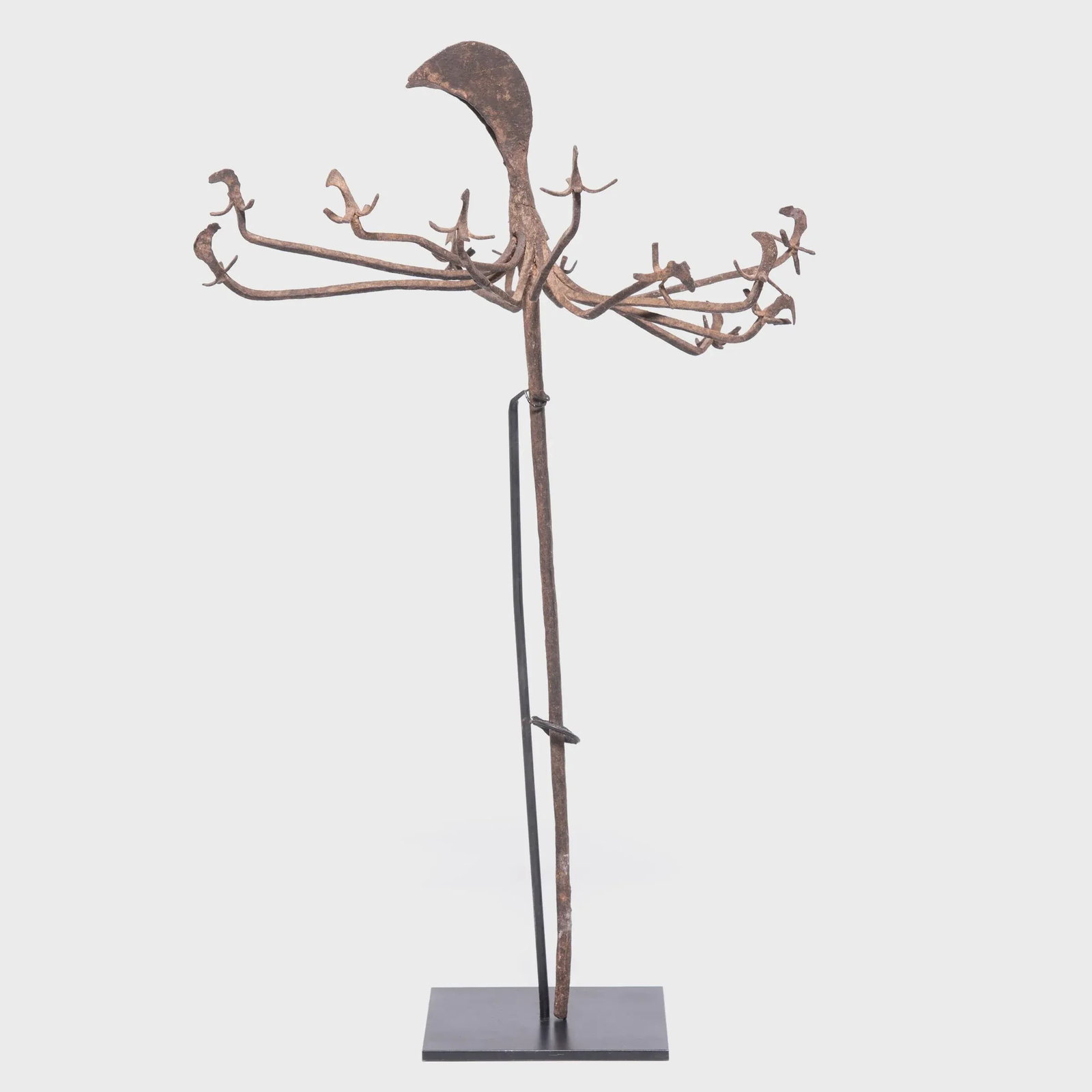 Antique Yoruba Osanyin Healing Staff - 6