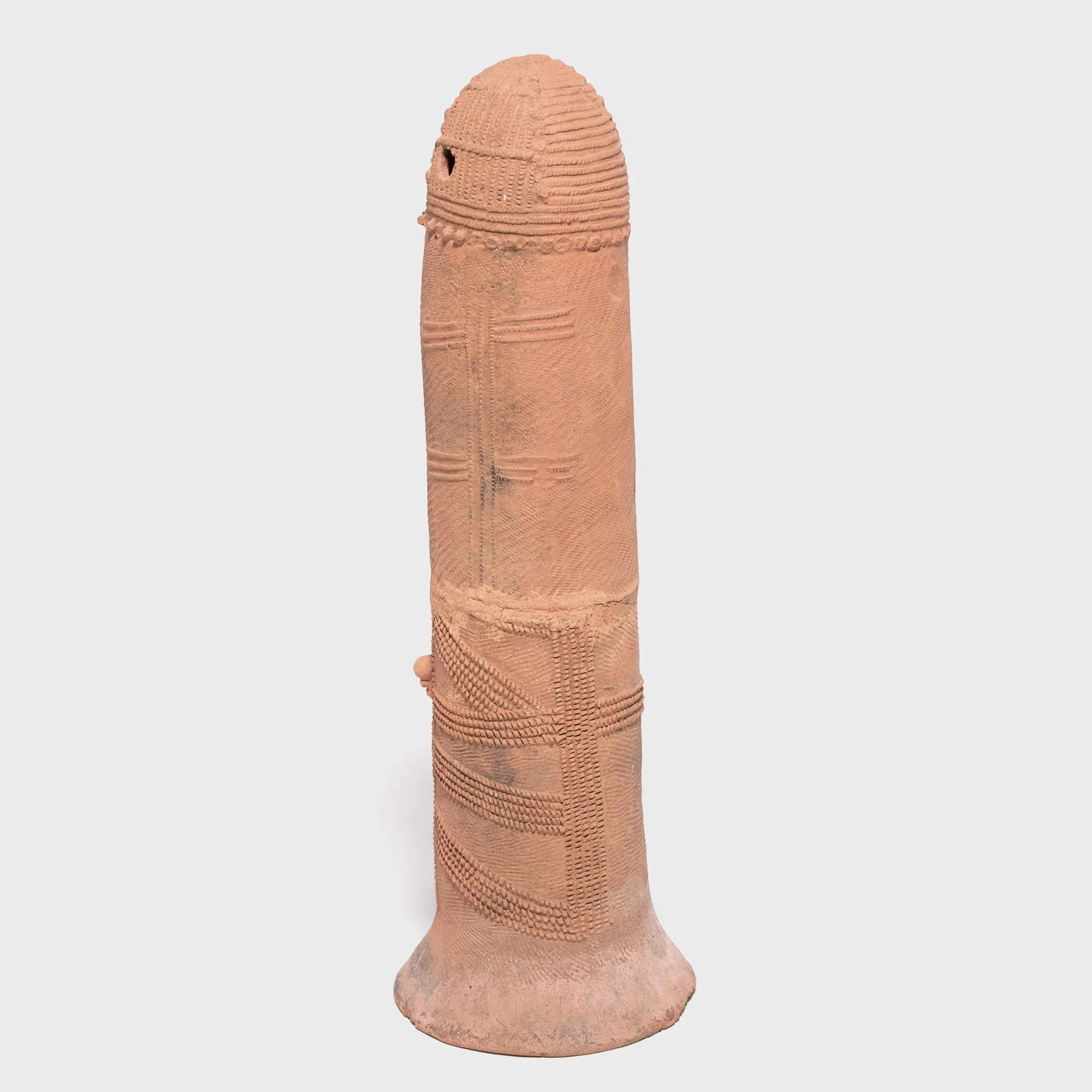 Bura Terracotta Spirit Vessel, C. 1900 - 2