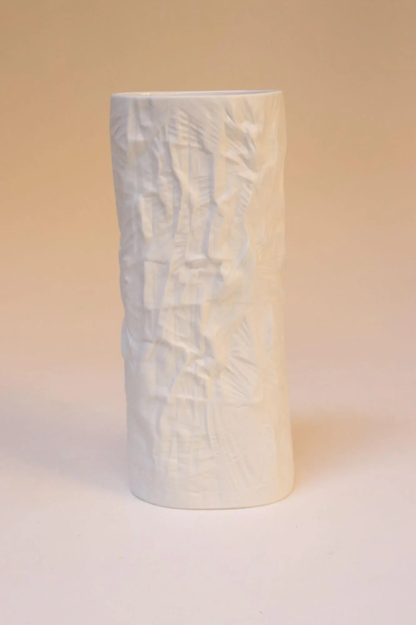 Vintage German Bisque Porcelain 'Structura' Vase by Martin Freyer for Rosenthal - 2
