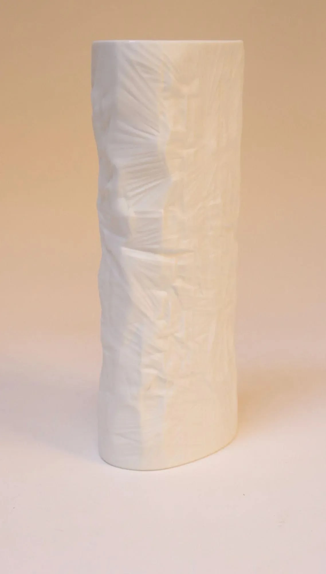 Vintage German Bisque Porcelain 'Structura' Vase by Martin Freyer for Rosenthal - 3