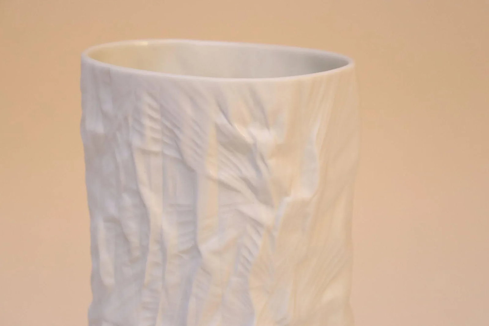 Vintage German Bisque Porcelain 'Structura' Vase by Martin Freyer for Rosenthal - 9