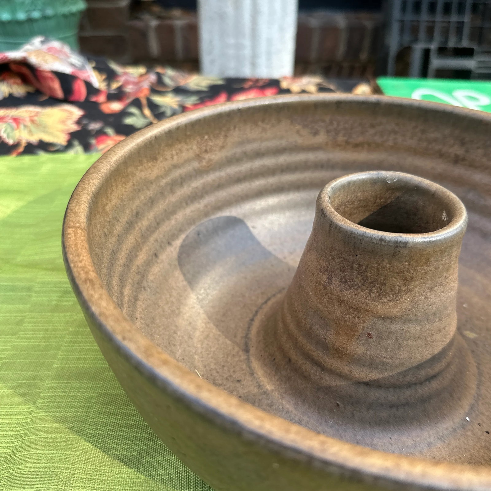 1970s Handmade Stone Artistic Bundt Pan - 4
