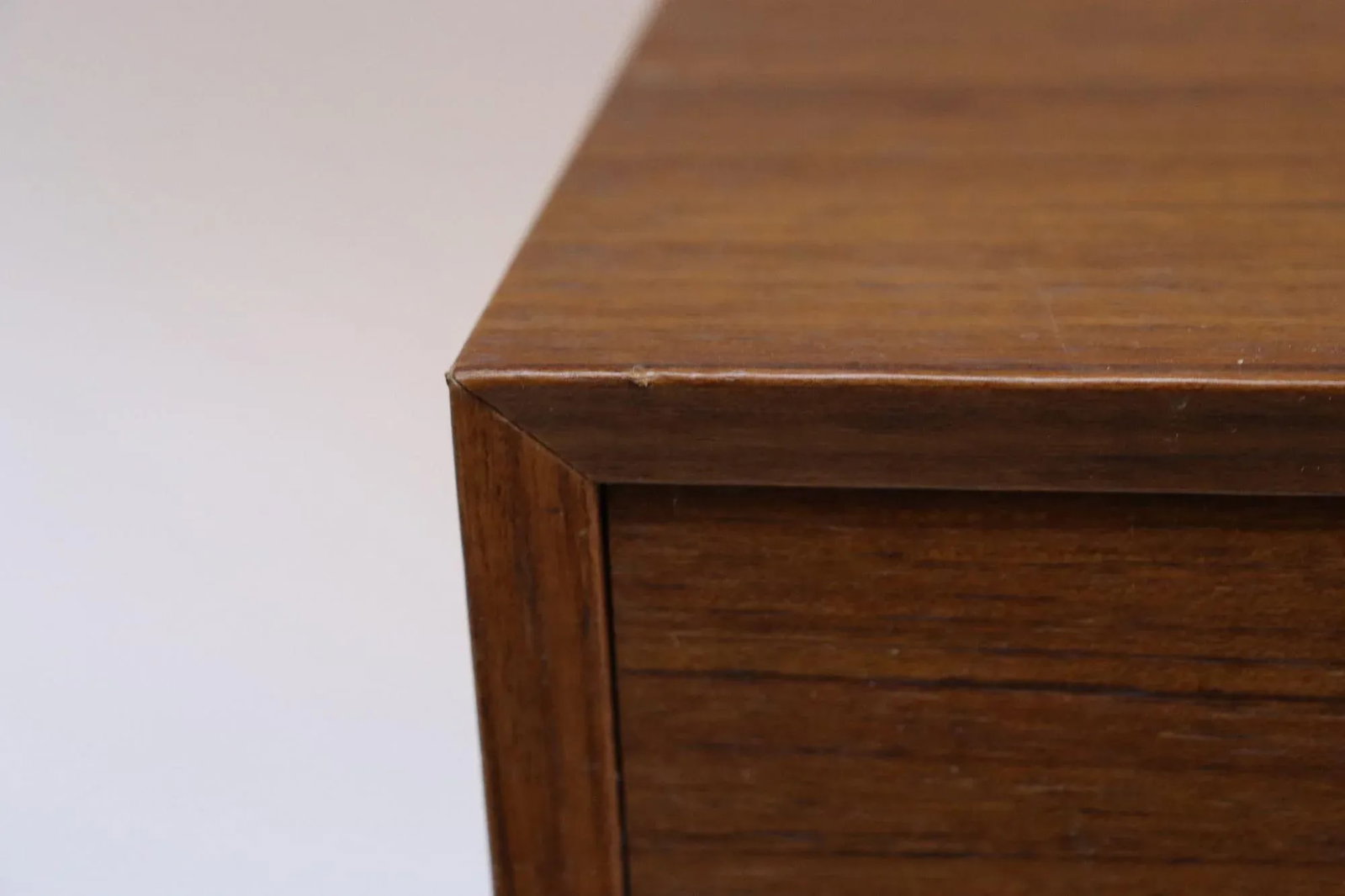 Vintage Japanese Laminated Teak Jewelry Box / Desk Organizer by Shirokiya - 11