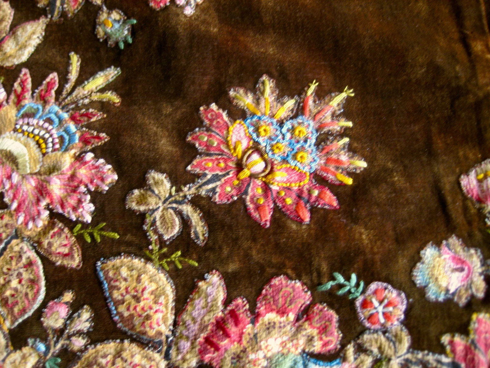 Provencal Embroidered Tablecloth, Circa 1800 - 3